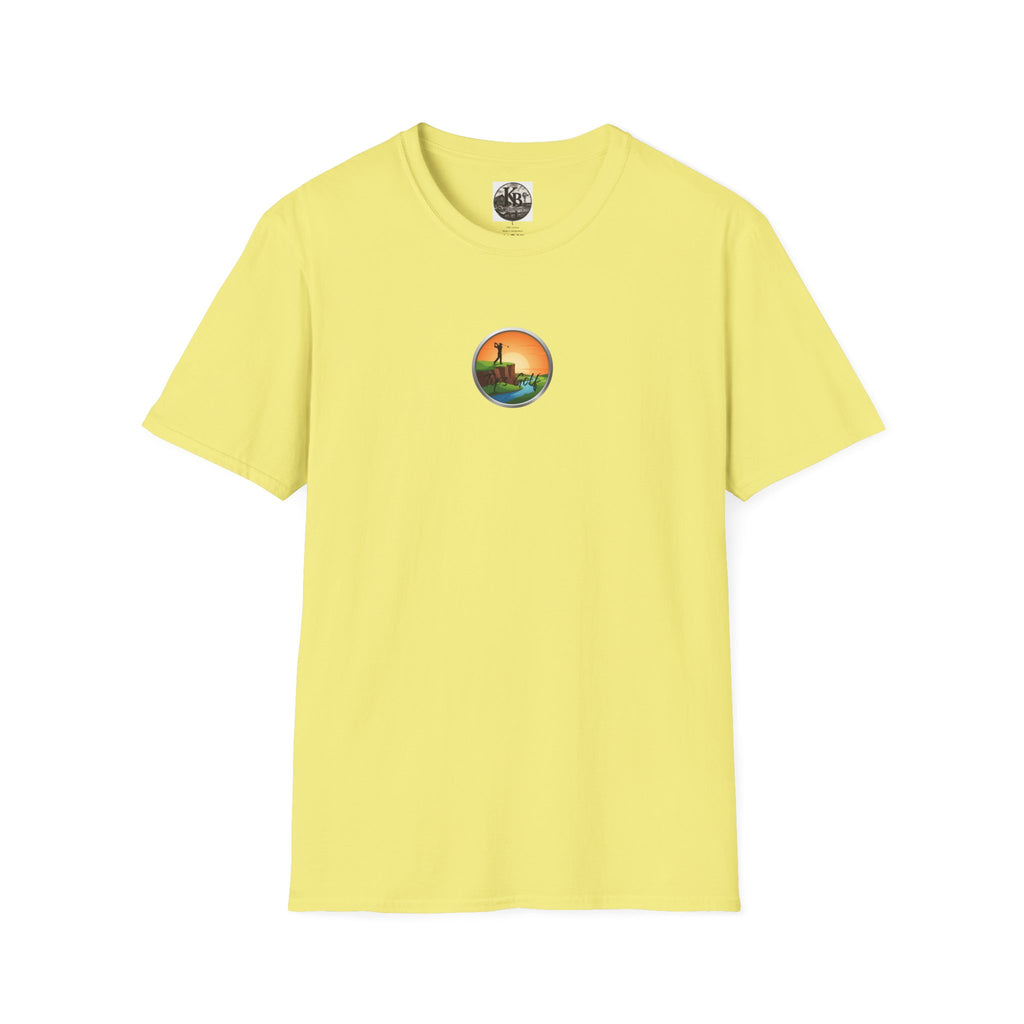 Golf Sunset River View T-Shirt — Scenic Golf Course Shirt