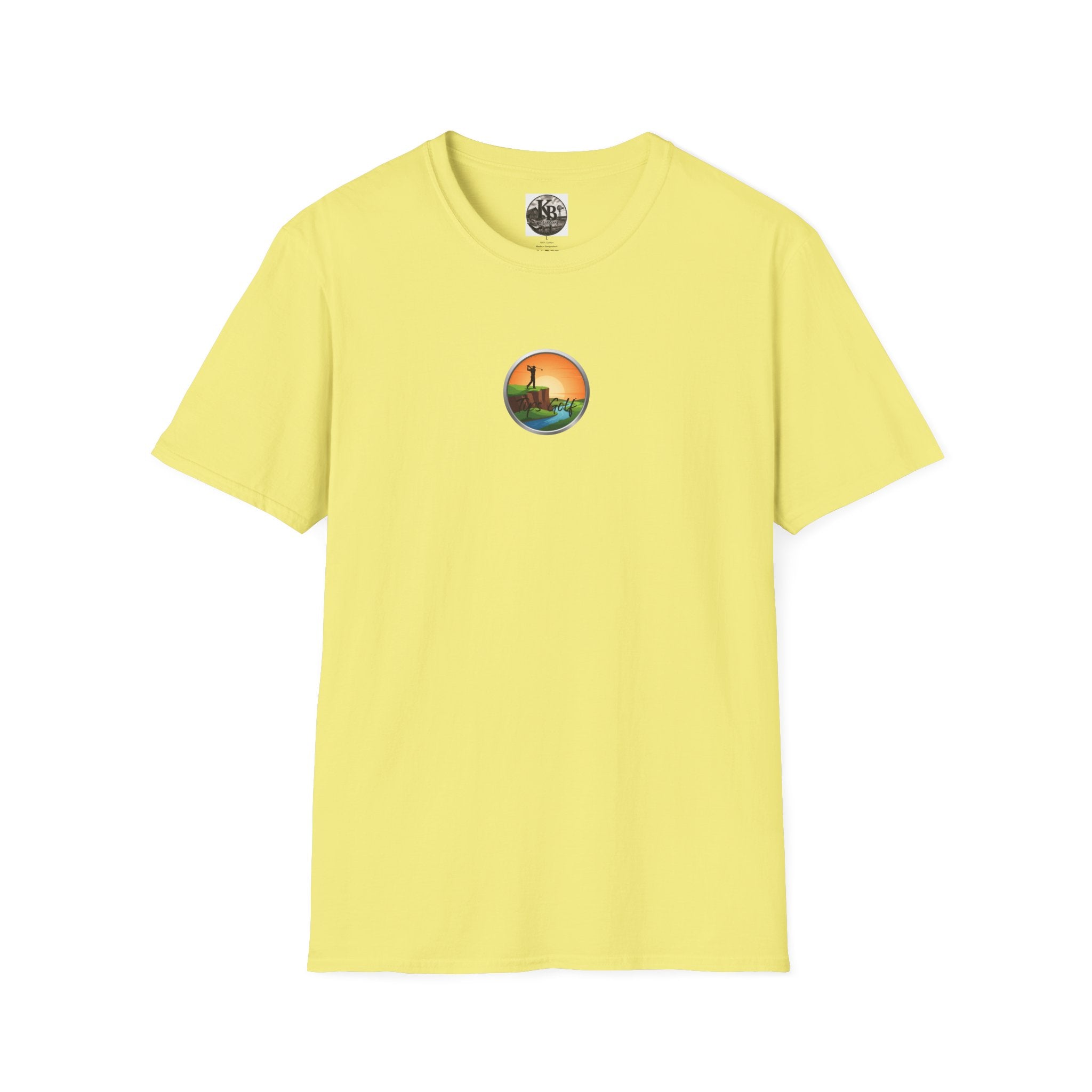 Golf Sunset River View T-Shirt — Scenic Golf Course Shirt