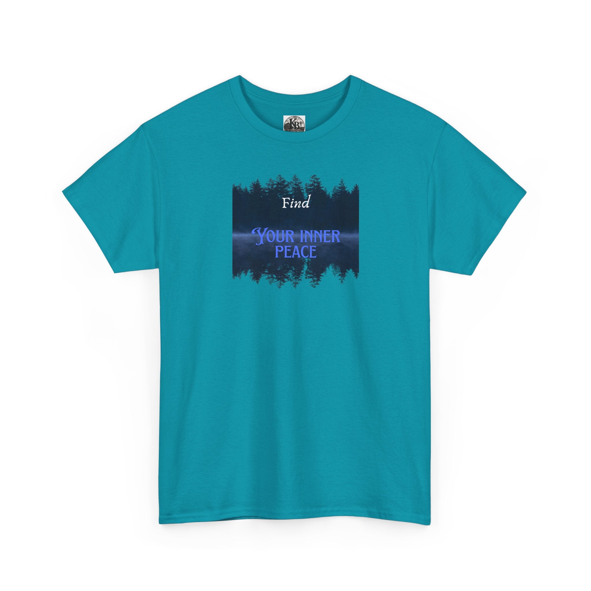 Find Your Inner Peace Tee | Forest Reflection Graphic Shirt