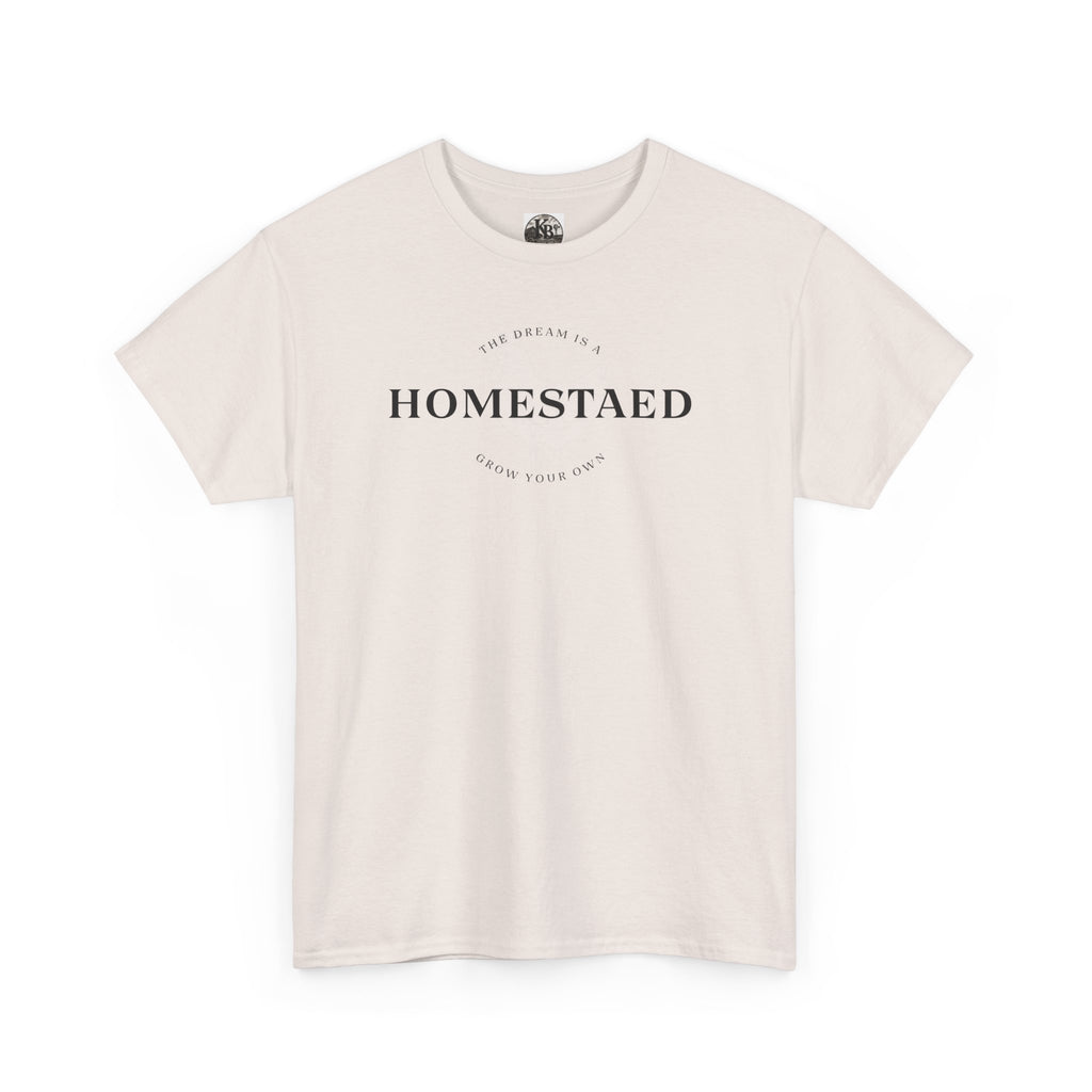 Homestead Logo Tee | Rustic Farmhouse Typography T-Shirt