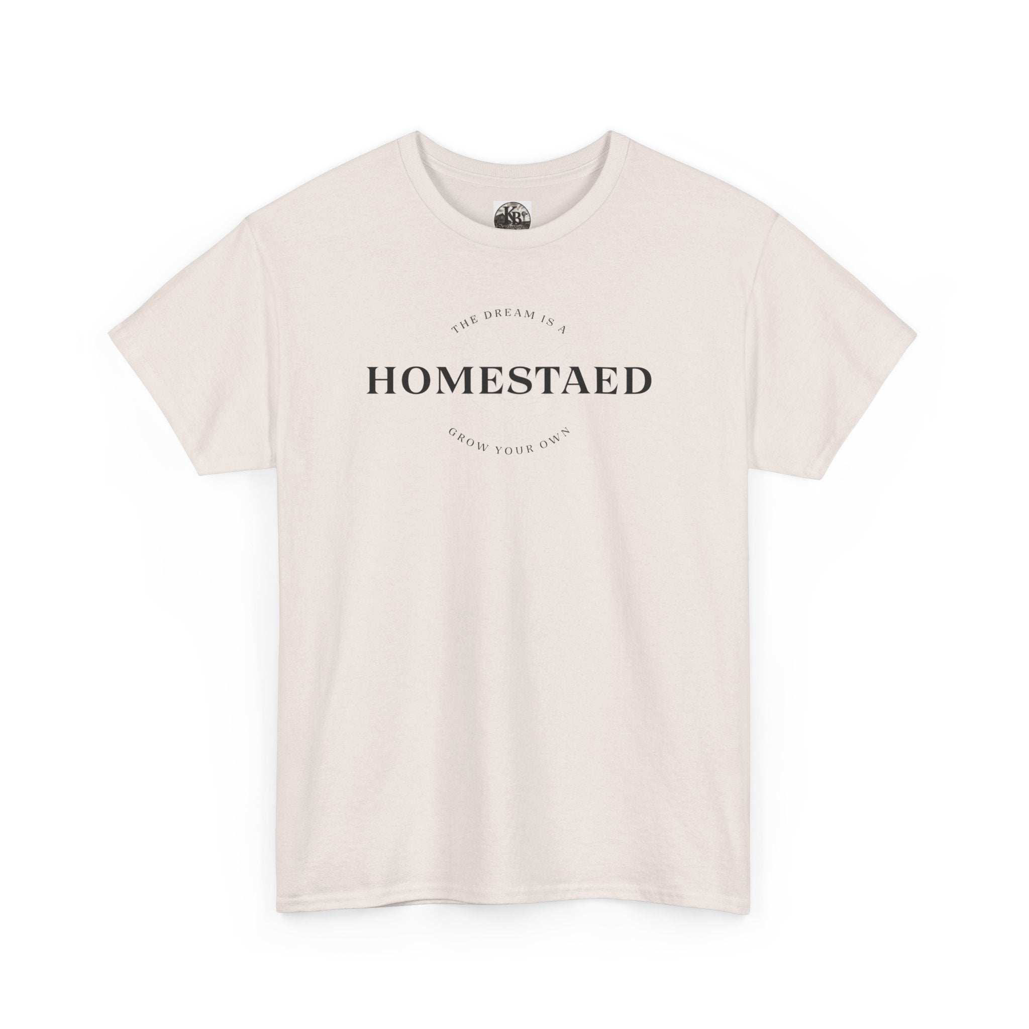 Homestead Logo Tee | Rustic Farmhouse Typography T-Shirt