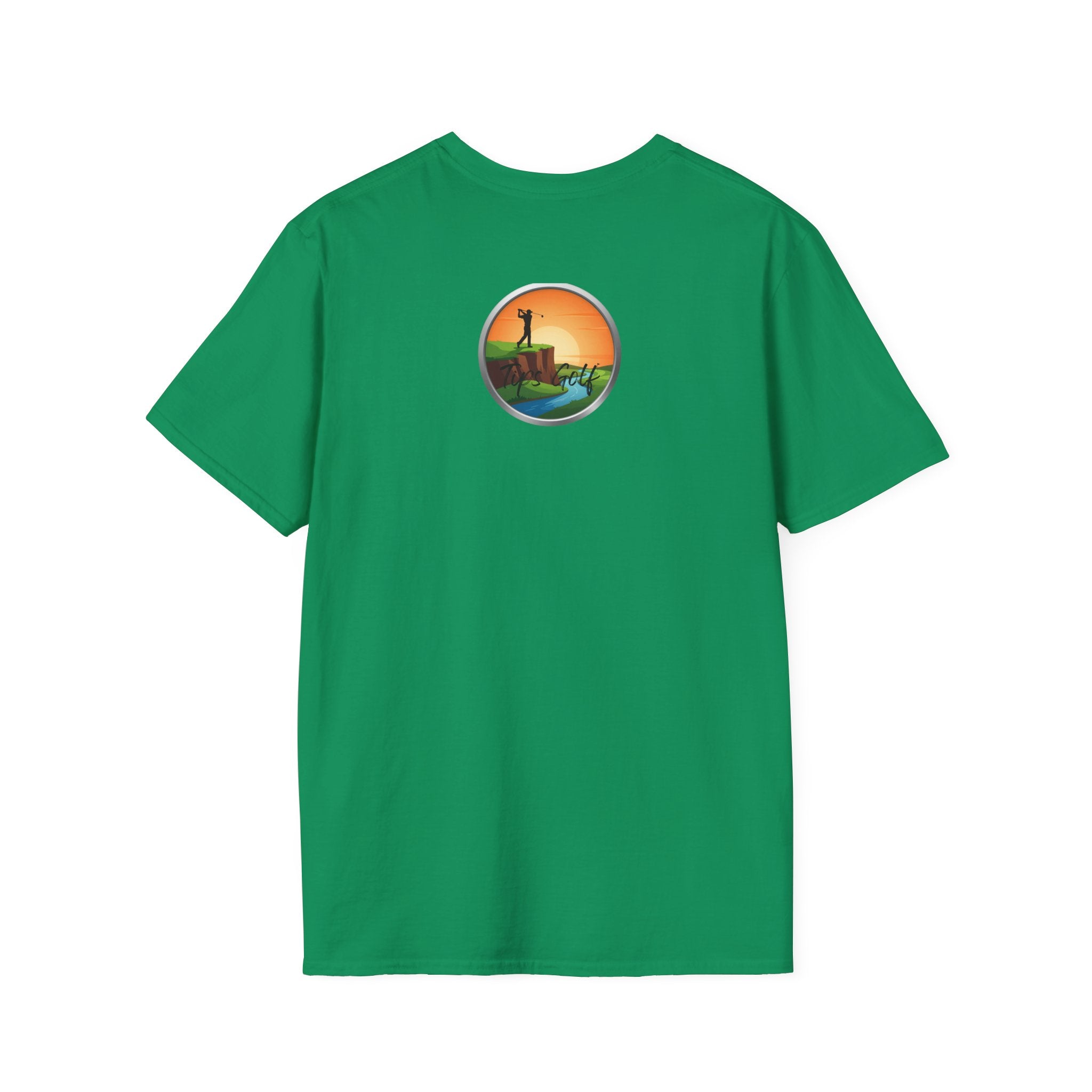 Golf Sunset River View T-Shirt — Scenic Golf Course Shirt