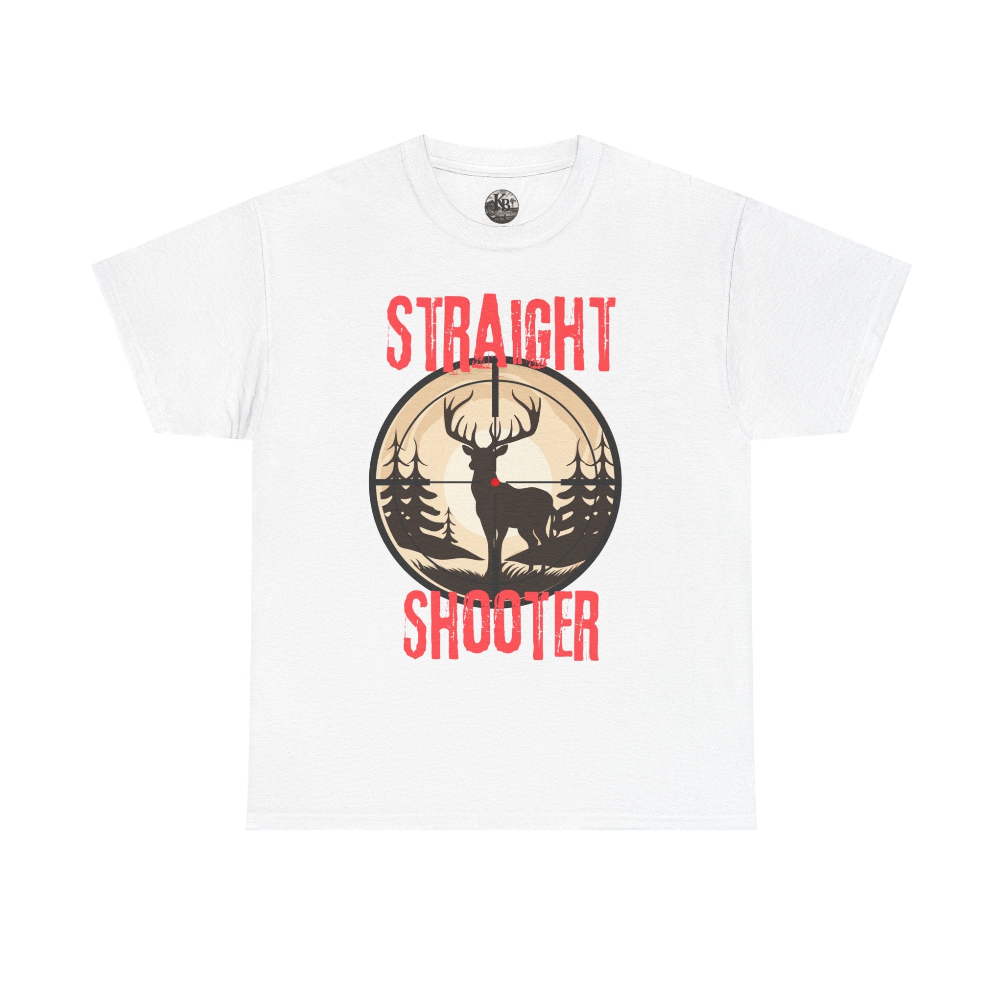 Deer Hunter "Straight Shooter" 100% Cotton T-Shirt - Vintage Outdoors Hunting Tee