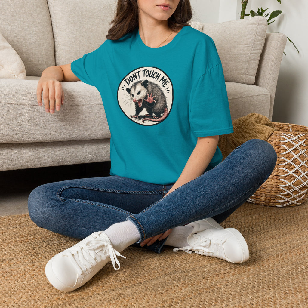 Don’t Touch Me Opossum T-Shirt | Cute Sass, Vintage Circle Design