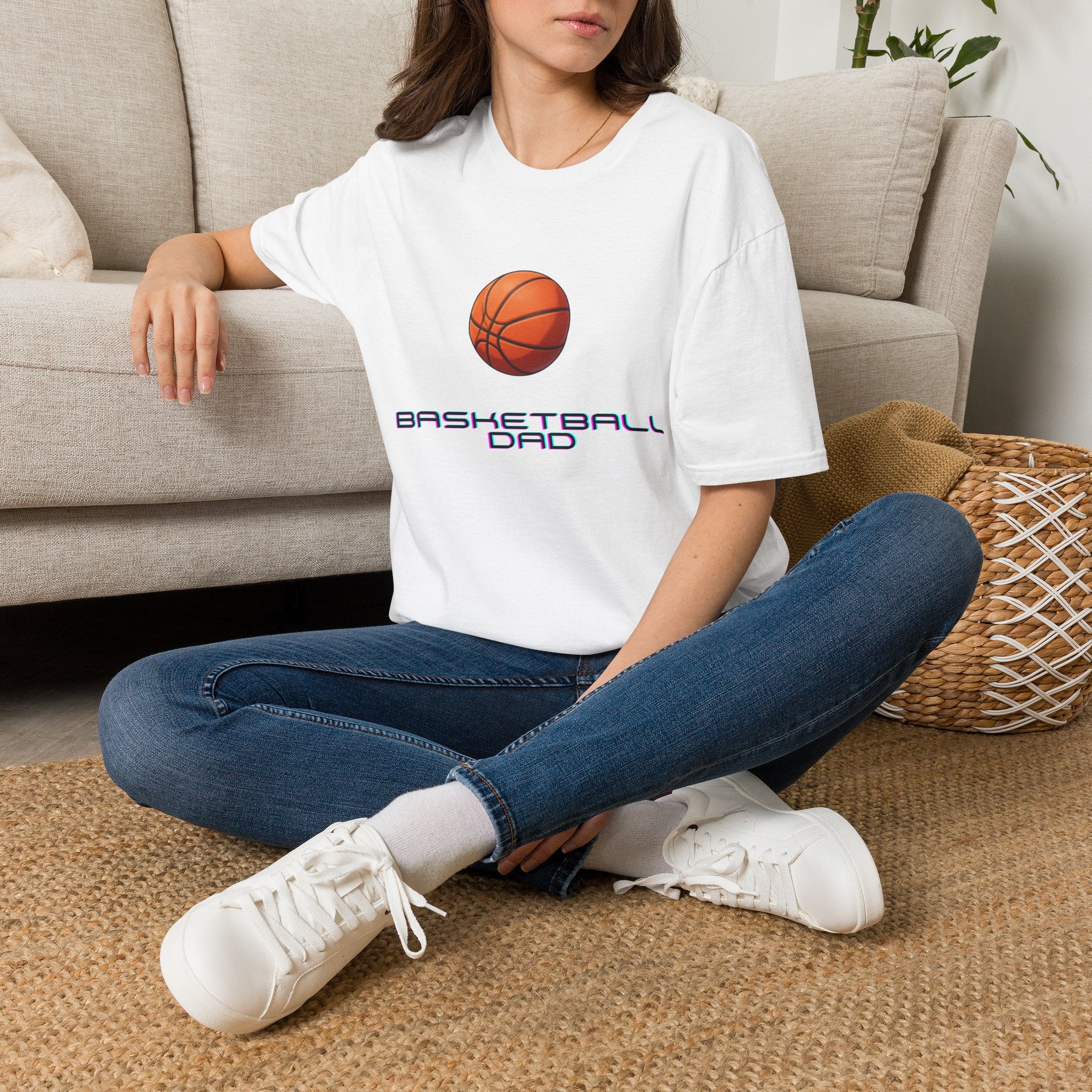 Basketball Dad T-Shirt — Classic Basketball Graphic Tee