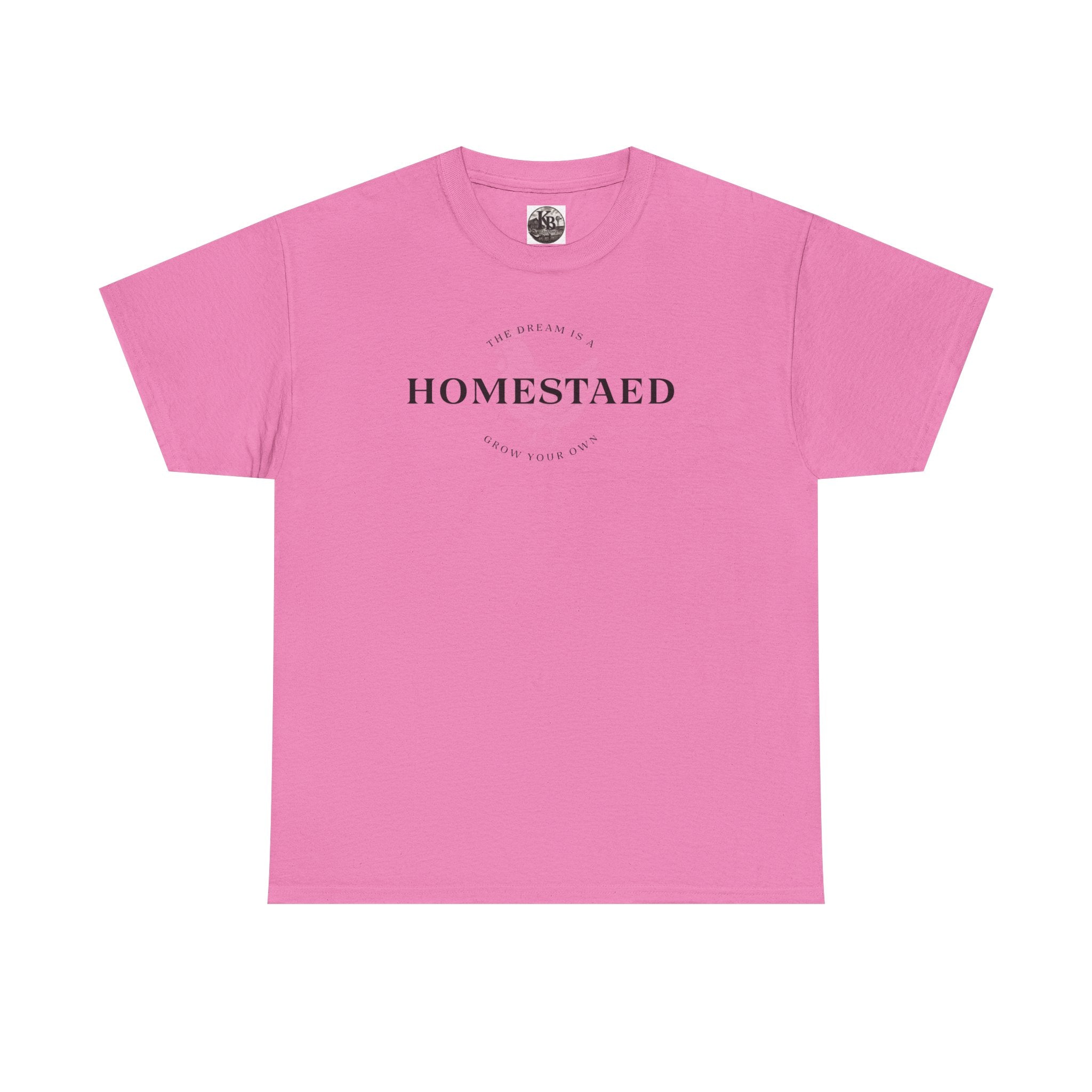 Homestead Logo Tee | Rustic Farmhouse Typography T-Shirt