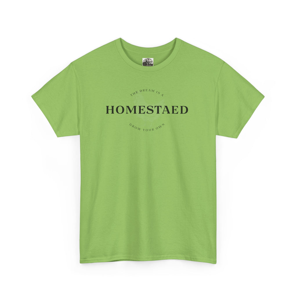 Homestead Logo Tee | Rustic Farmhouse Typography T-Shirt