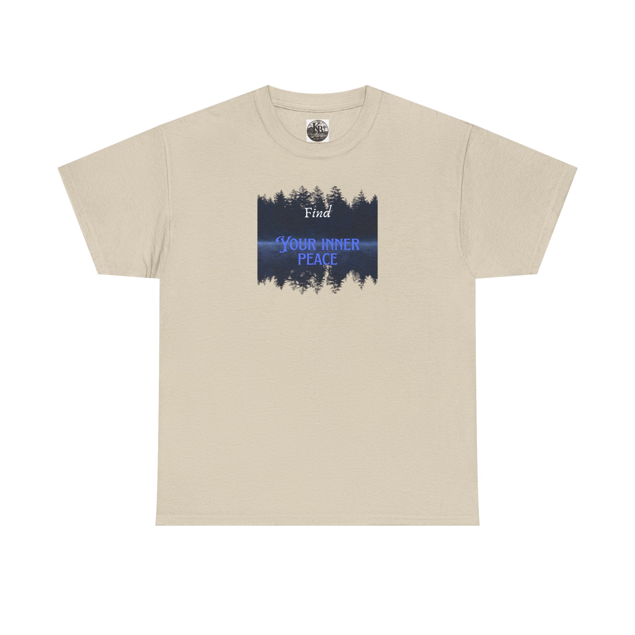 Find Your Inner Peace Tee | Forest Reflection Graphic Shirt