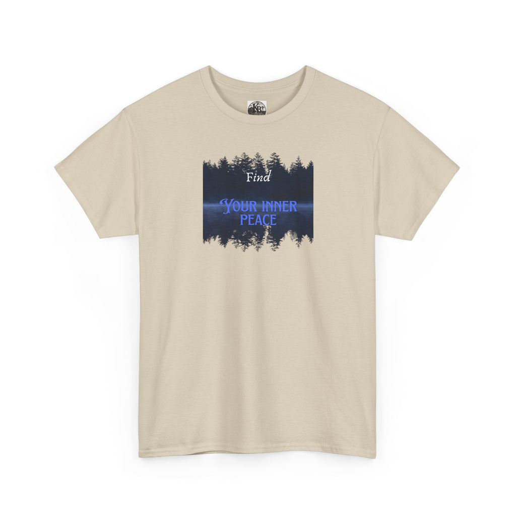 Find Your Inner Peace Tee | Forest Reflection Graphic Shirt