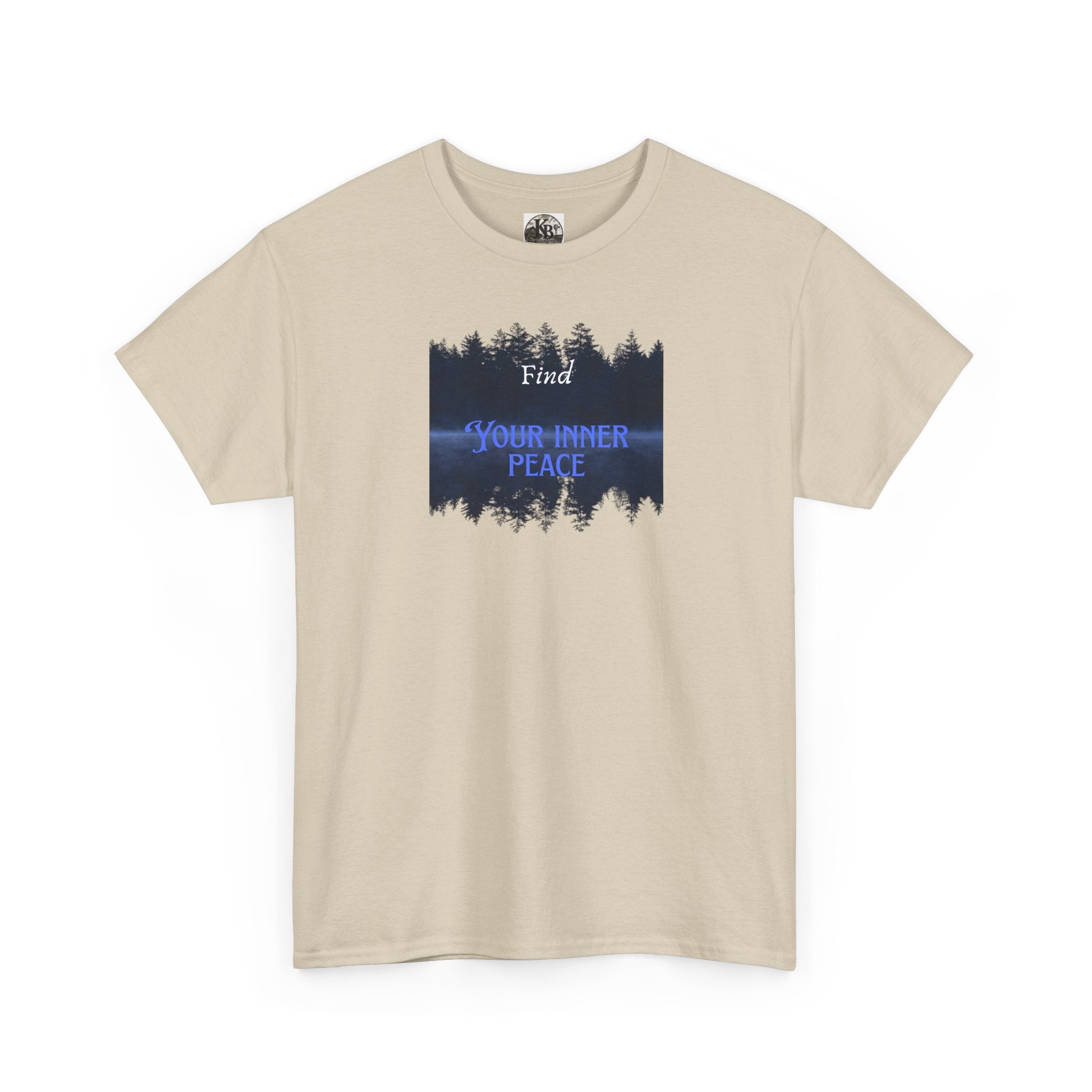 Find Your Inner Peace Tee | Forest Reflection Graphic Shirt