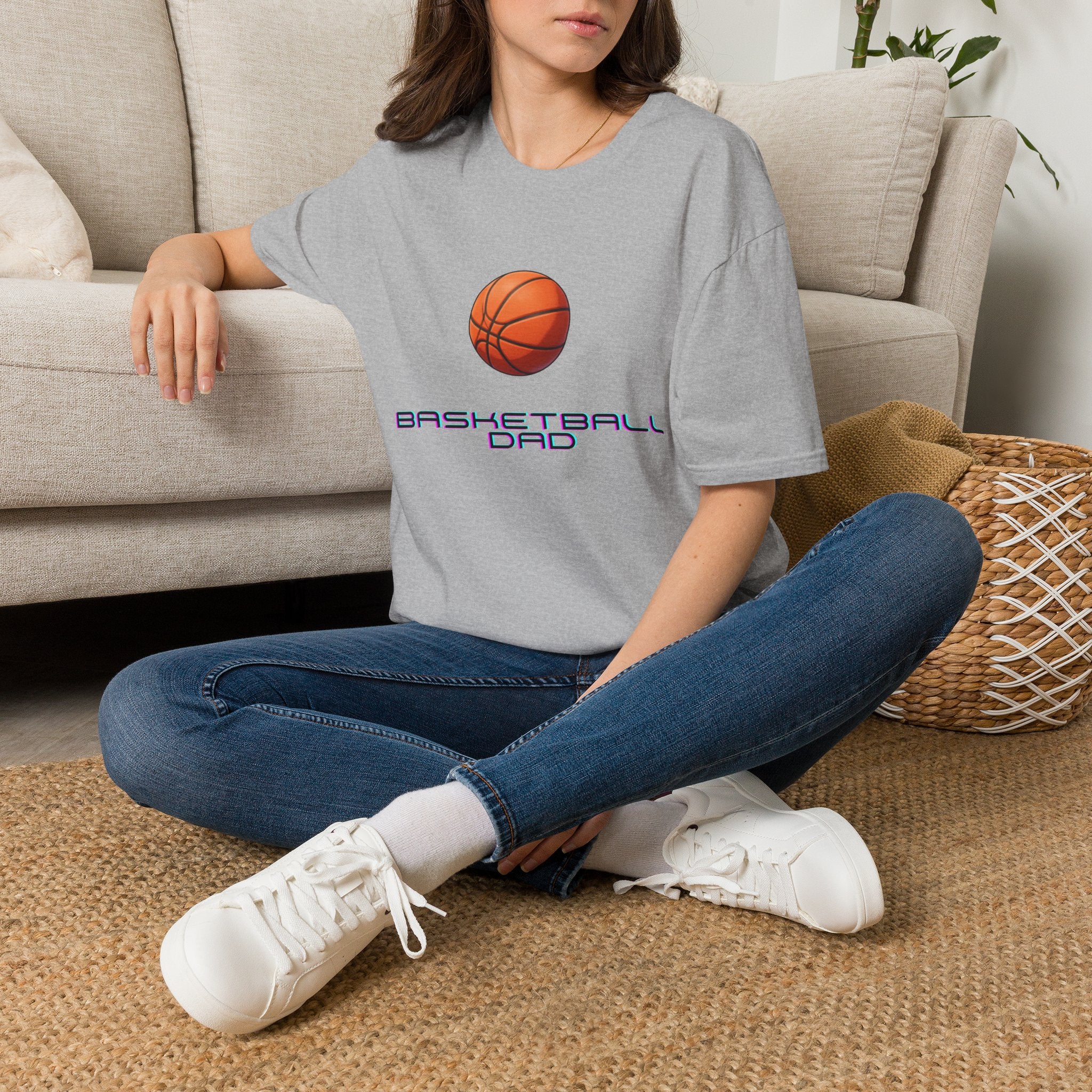 Basketball Dad T-Shirt — Classic Basketball Graphic Tee
