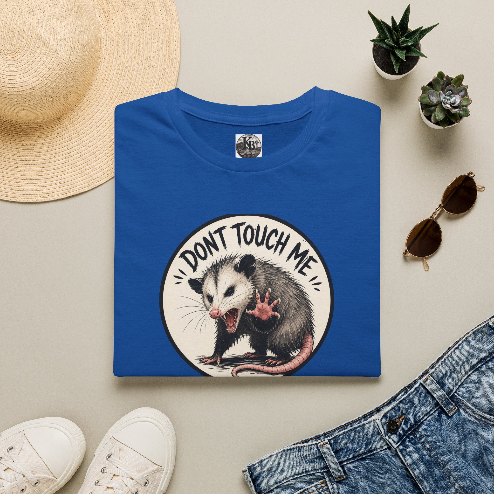 Don’t Touch Me Opossum T-Shirt | Cute Sass, Vintage Circle Design