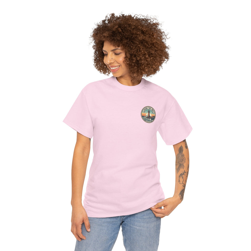 Guide the Way Lighthouse T-Shirt — Vintage Coastal Graphic Tee