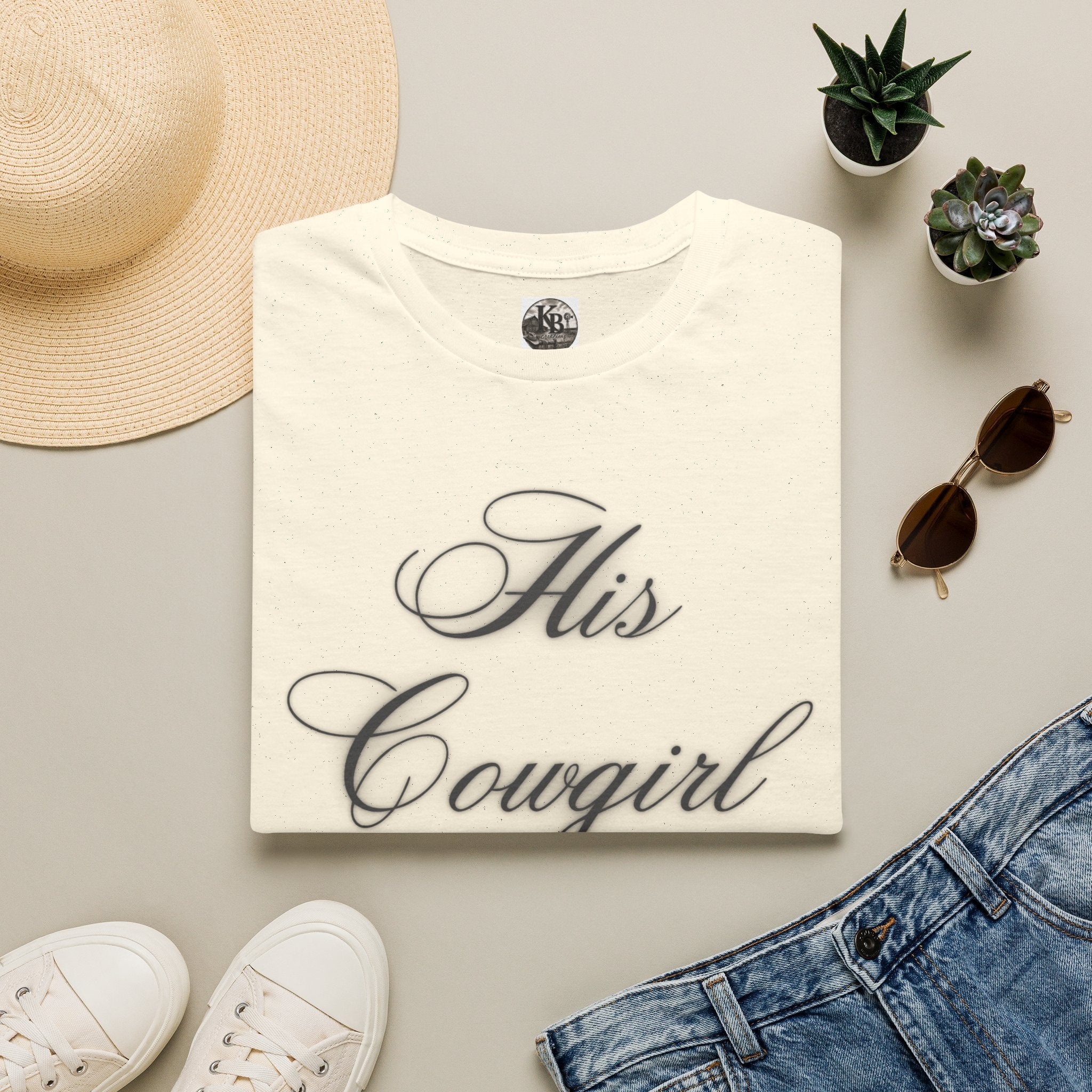 His Cowgirl T-Shirt — Cute Matching Couples Western Tee