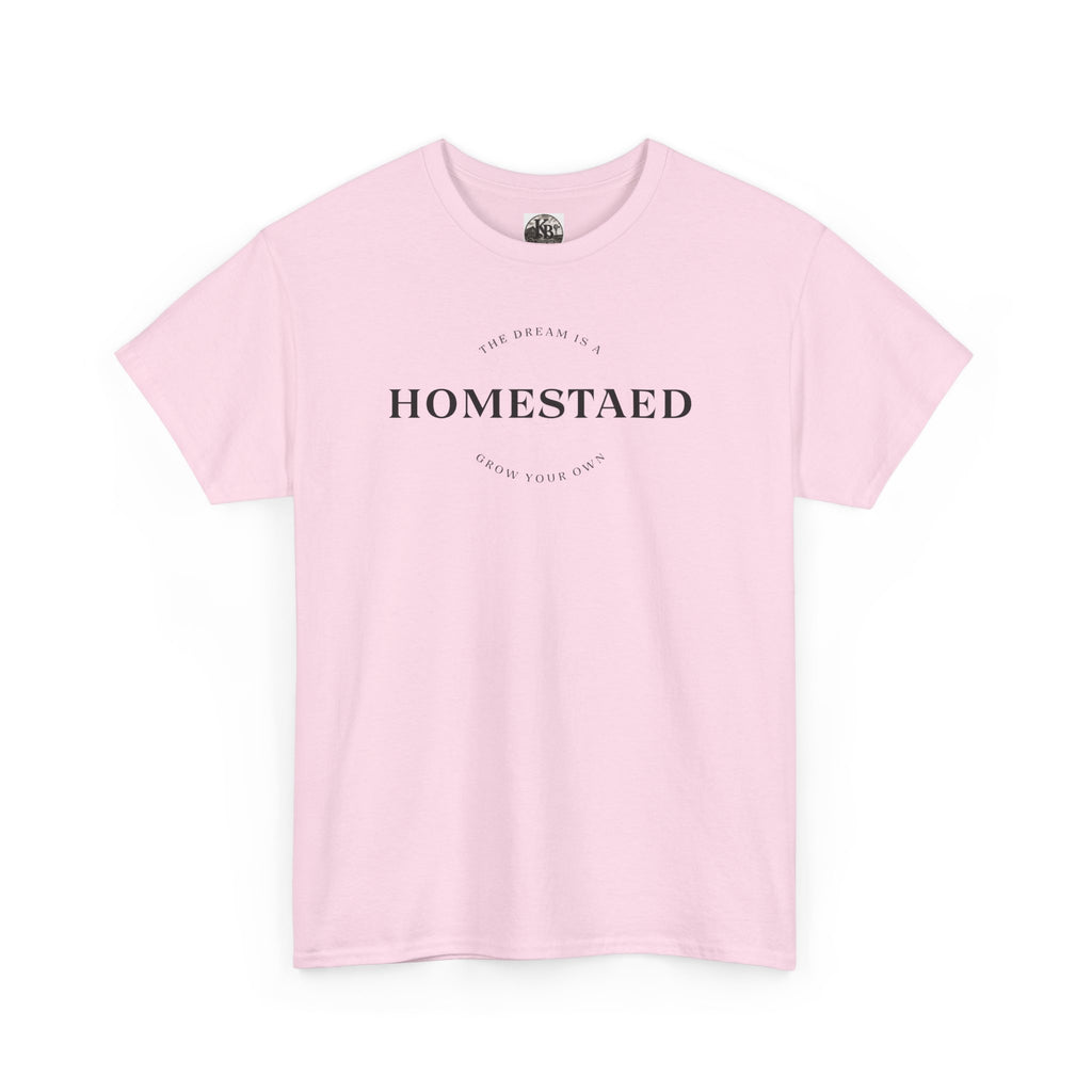 Homestead Logo Tee | Rustic Farmhouse Typography T-Shirt