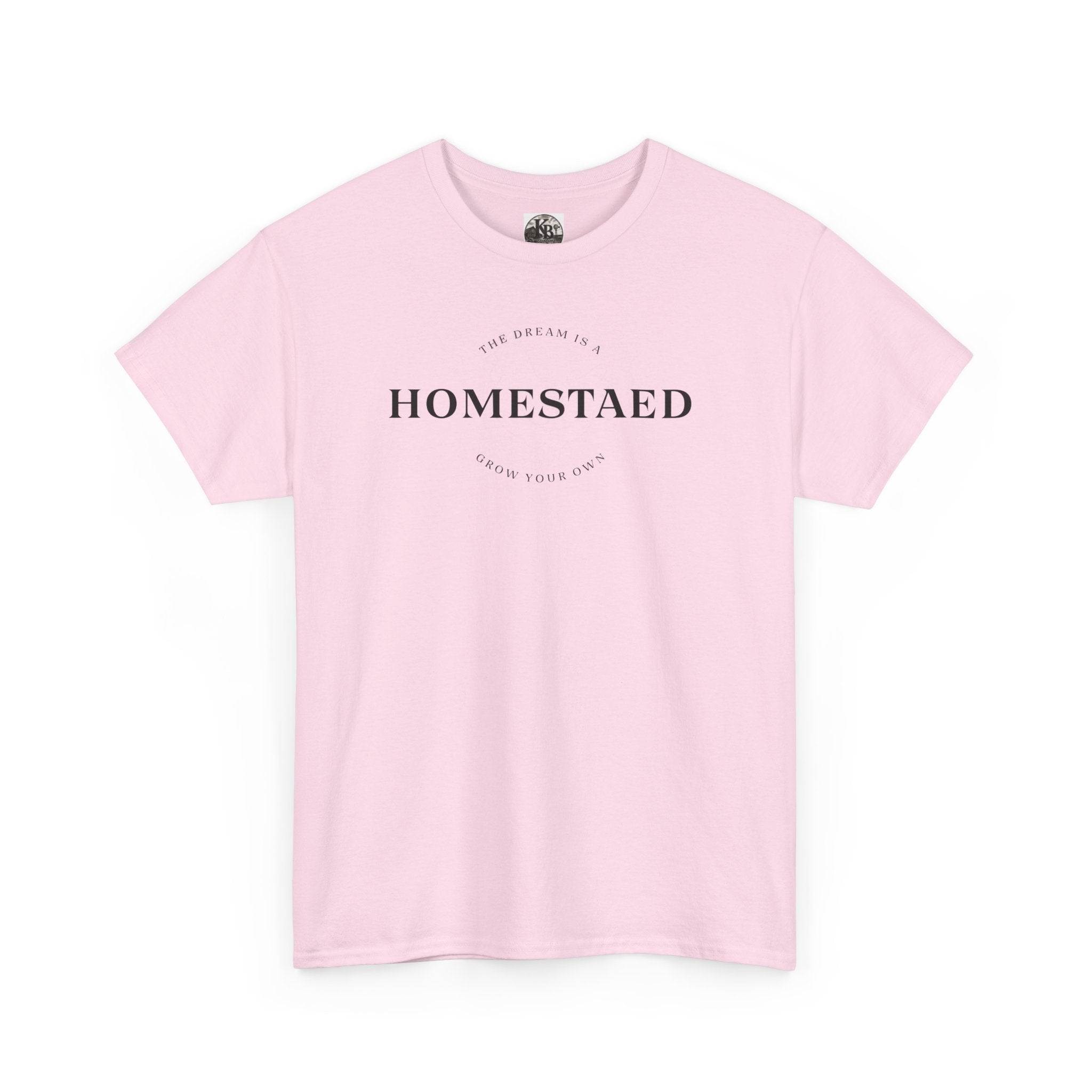 Homestead Logo Tee | Rustic Farmhouse Typography T-Shirt