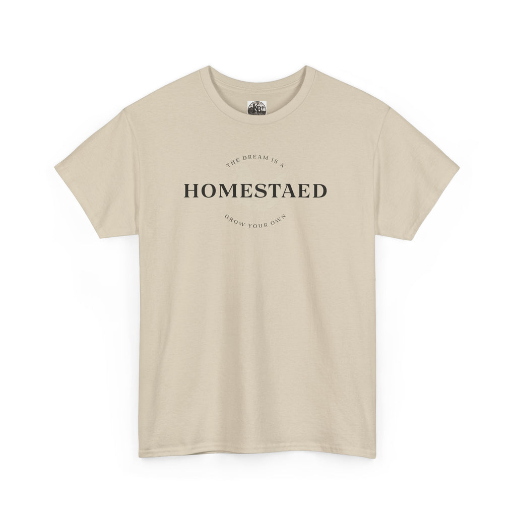 Homestead Logo Tee | Rustic Farmhouse Typography T-Shirt
