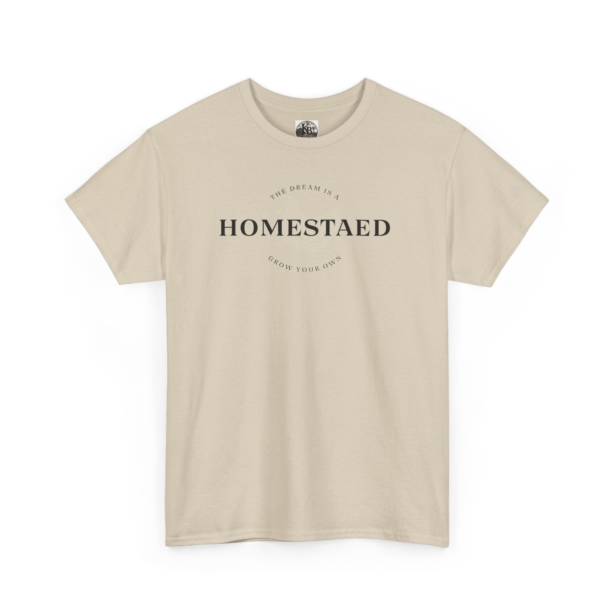 Homestead Logo Tee | Rustic Farmhouse Typography T-Shirt