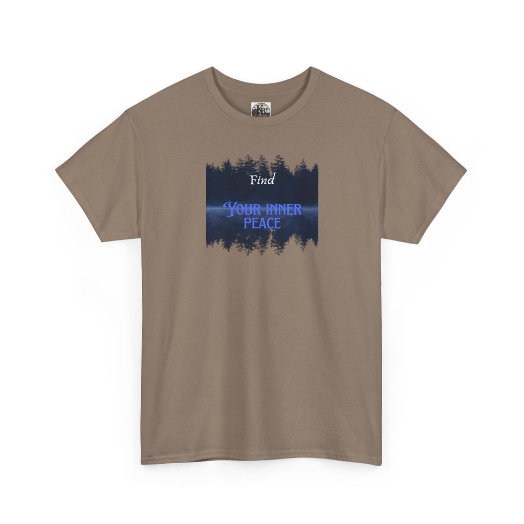 Find Your Inner Peace Tee | Forest Reflection Graphic Shirt