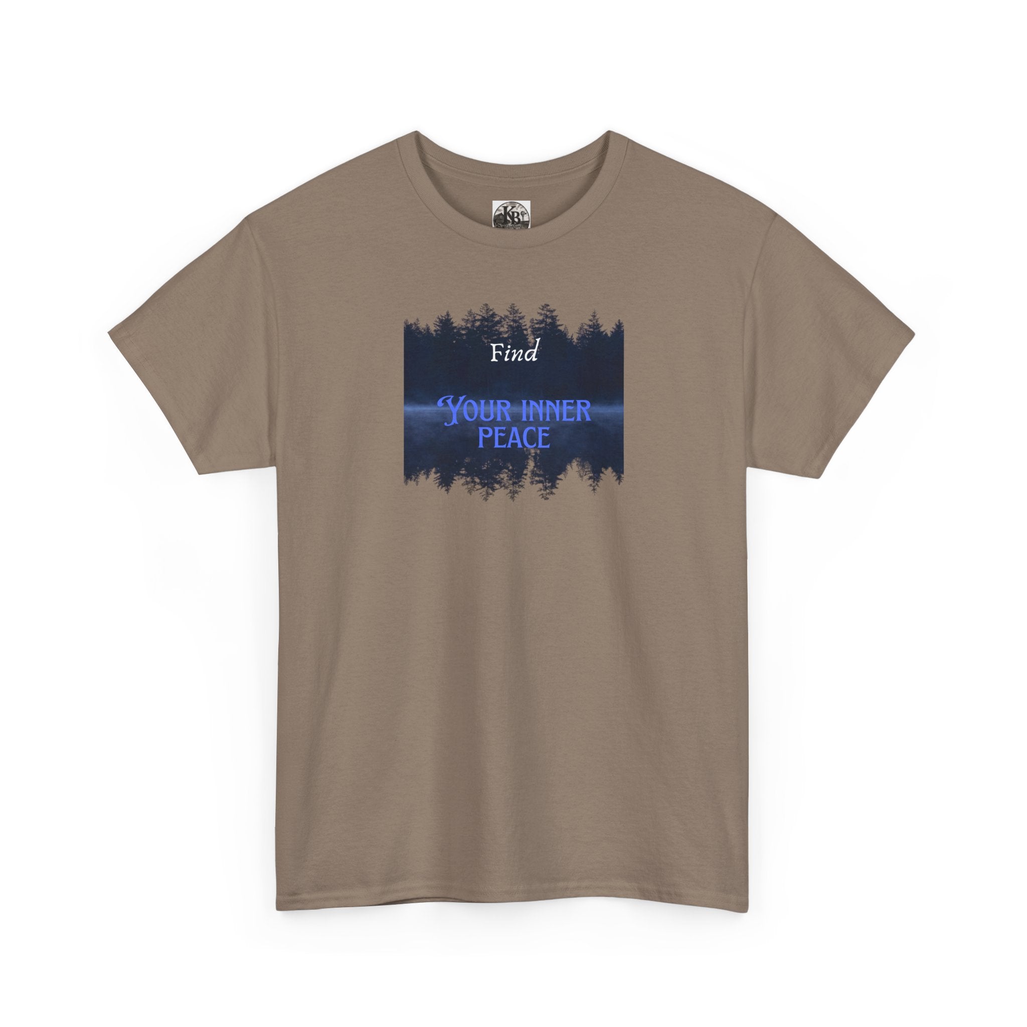 Find Your Inner Peace Tee | Forest Reflection Graphic Shirt