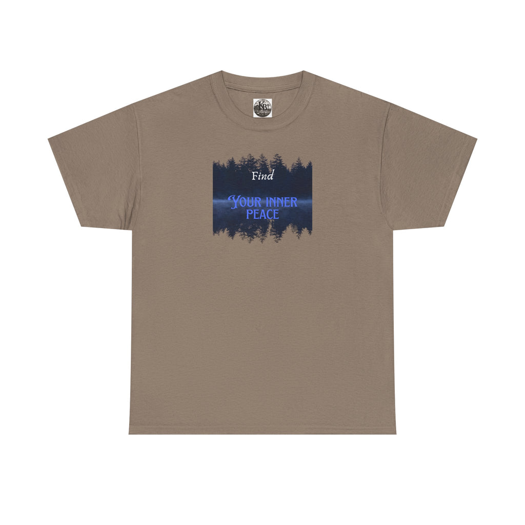 Find Your Inner Peace Tee | Forest Reflection Graphic Shirt