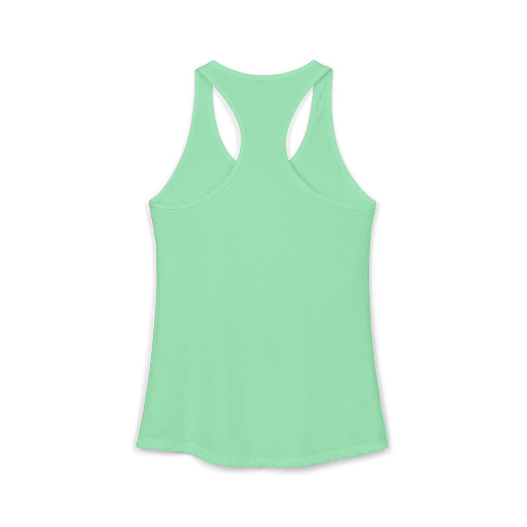 I'll Be in the Garden Flowery Tank Top — Women's Racerback Garden Shirt