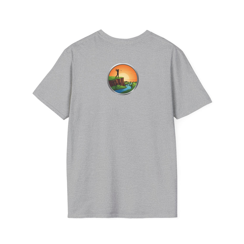 Golf Sunset River View T-Shirt — Scenic Golf Course Shirt