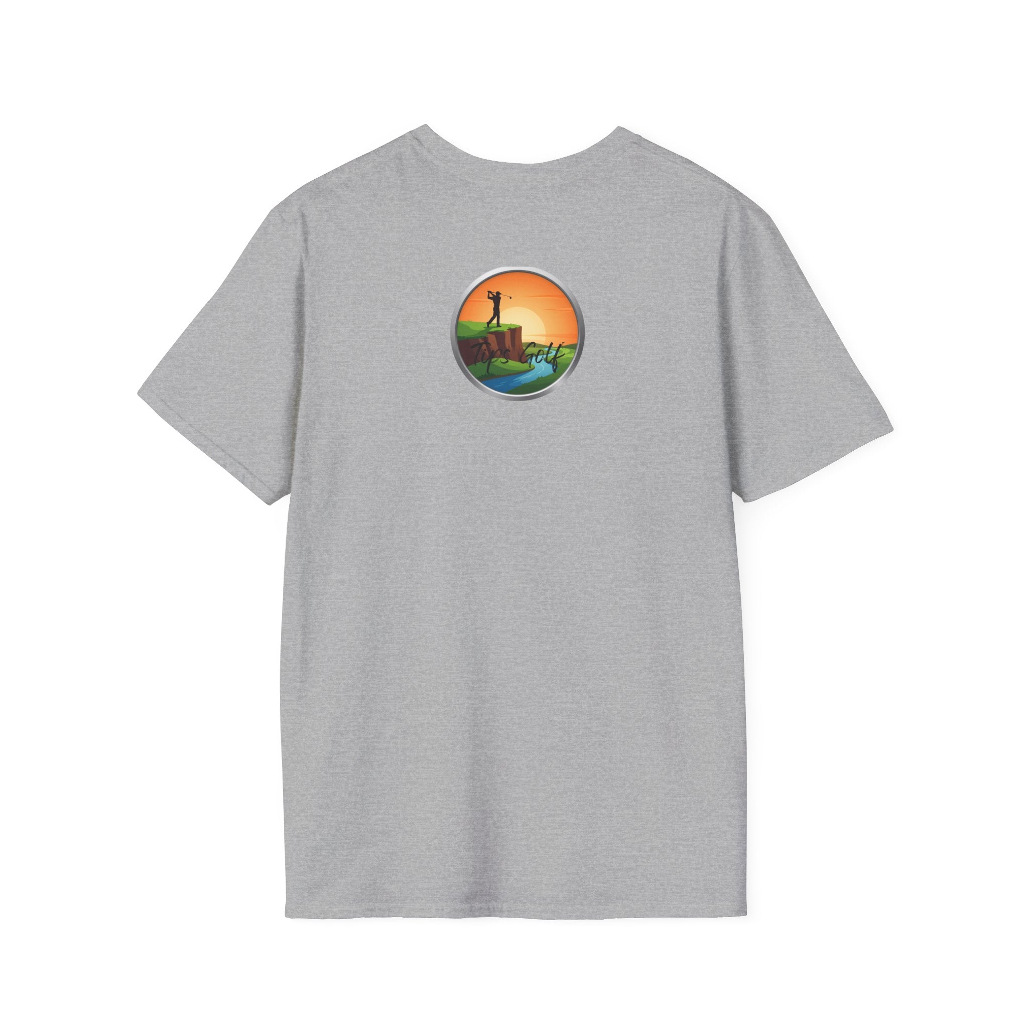 Golf Sunset River View T-Shirt — Scenic Golf Course Shirt