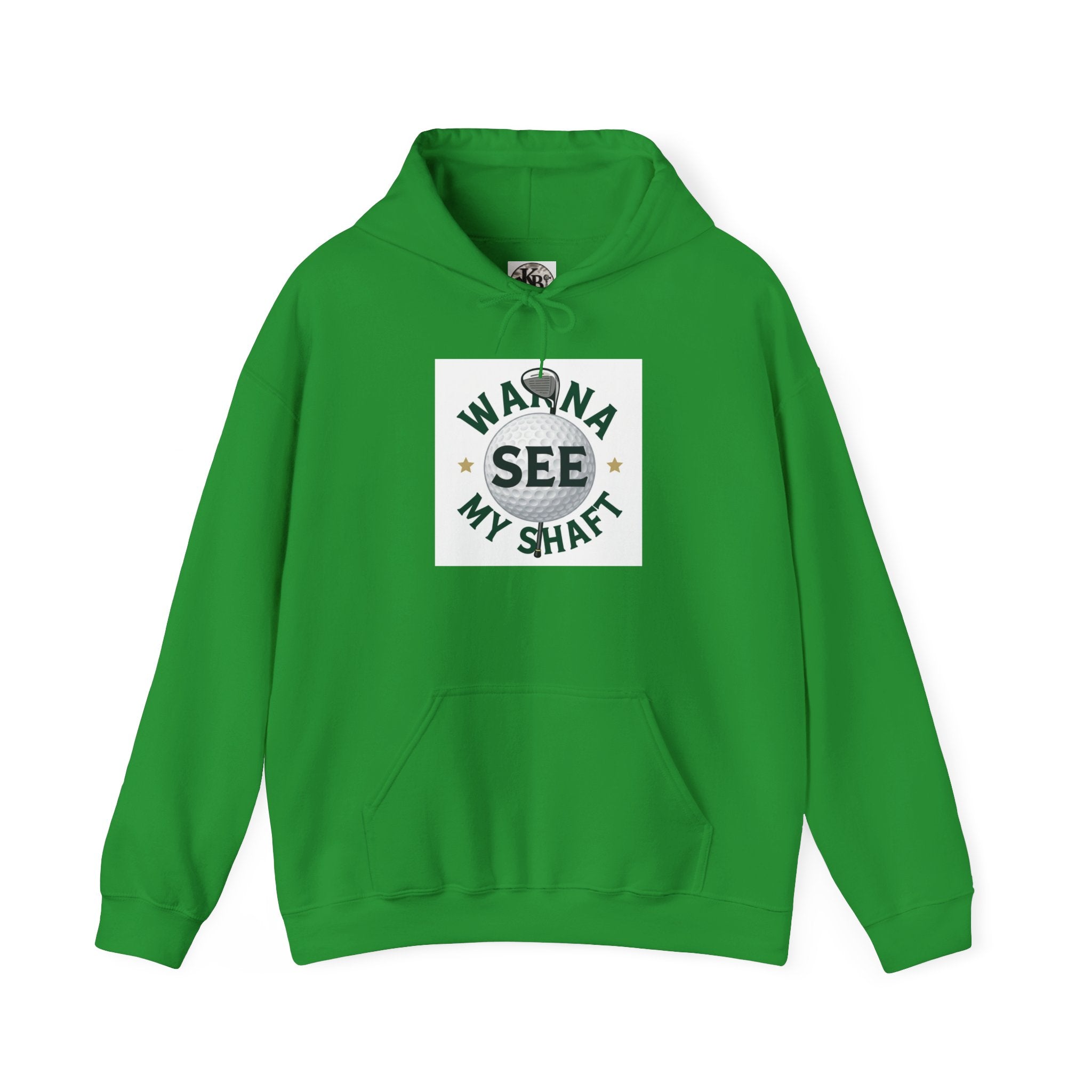 Hoodie — "Wanna See My Shaft" Funny Golfing Graphic Pullover