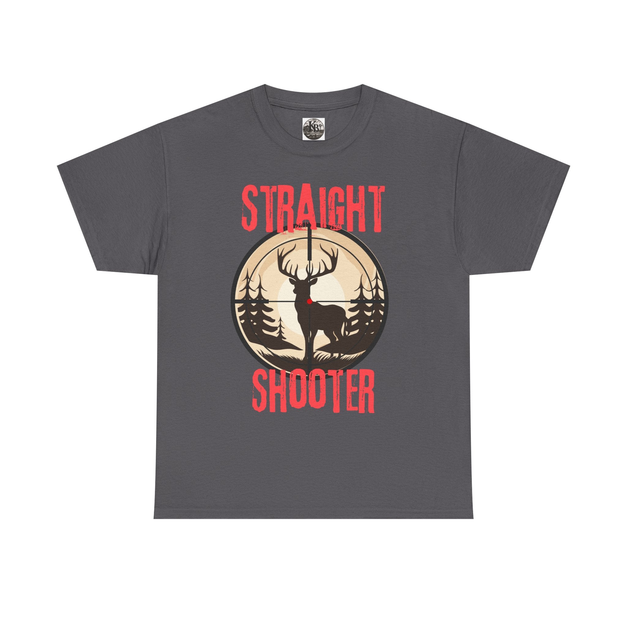 Deer Hunter "Straight Shooter" 100% Cotton T-Shirt - Vintage Outdoors Hunting Tee