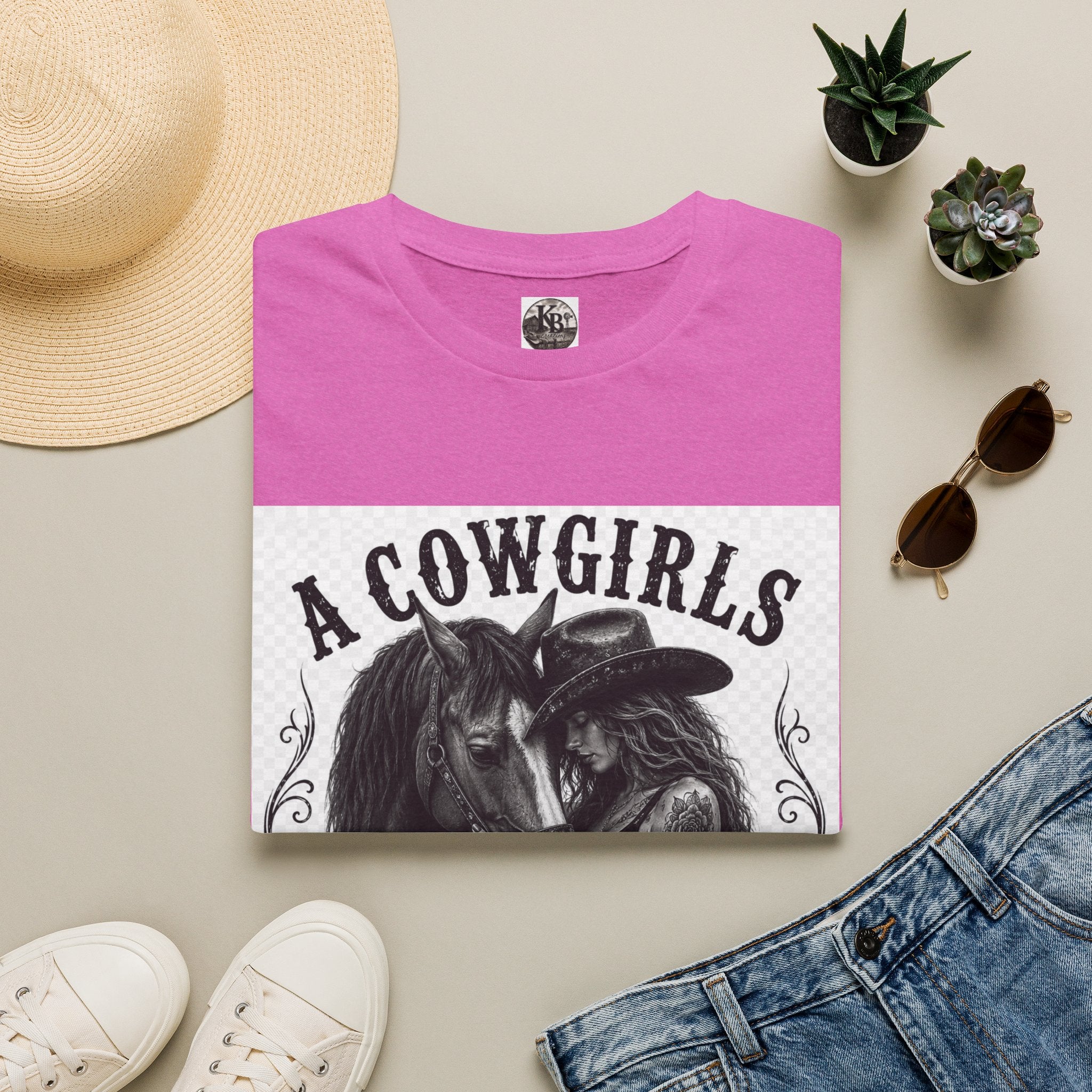 Cute Cowgirls Best Friend Tee