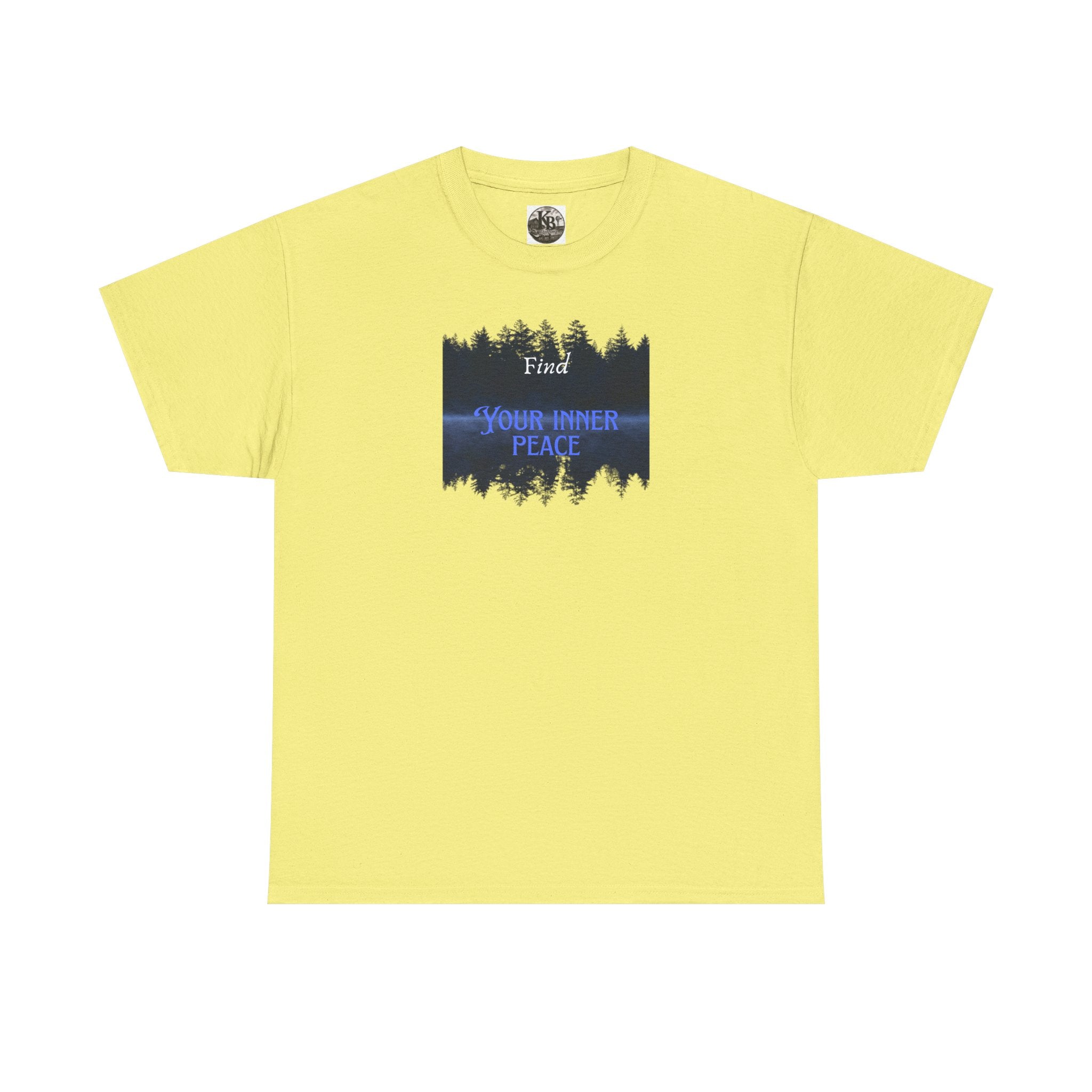 Find Your Inner Peace Tee | Forest Reflection Graphic Shirt