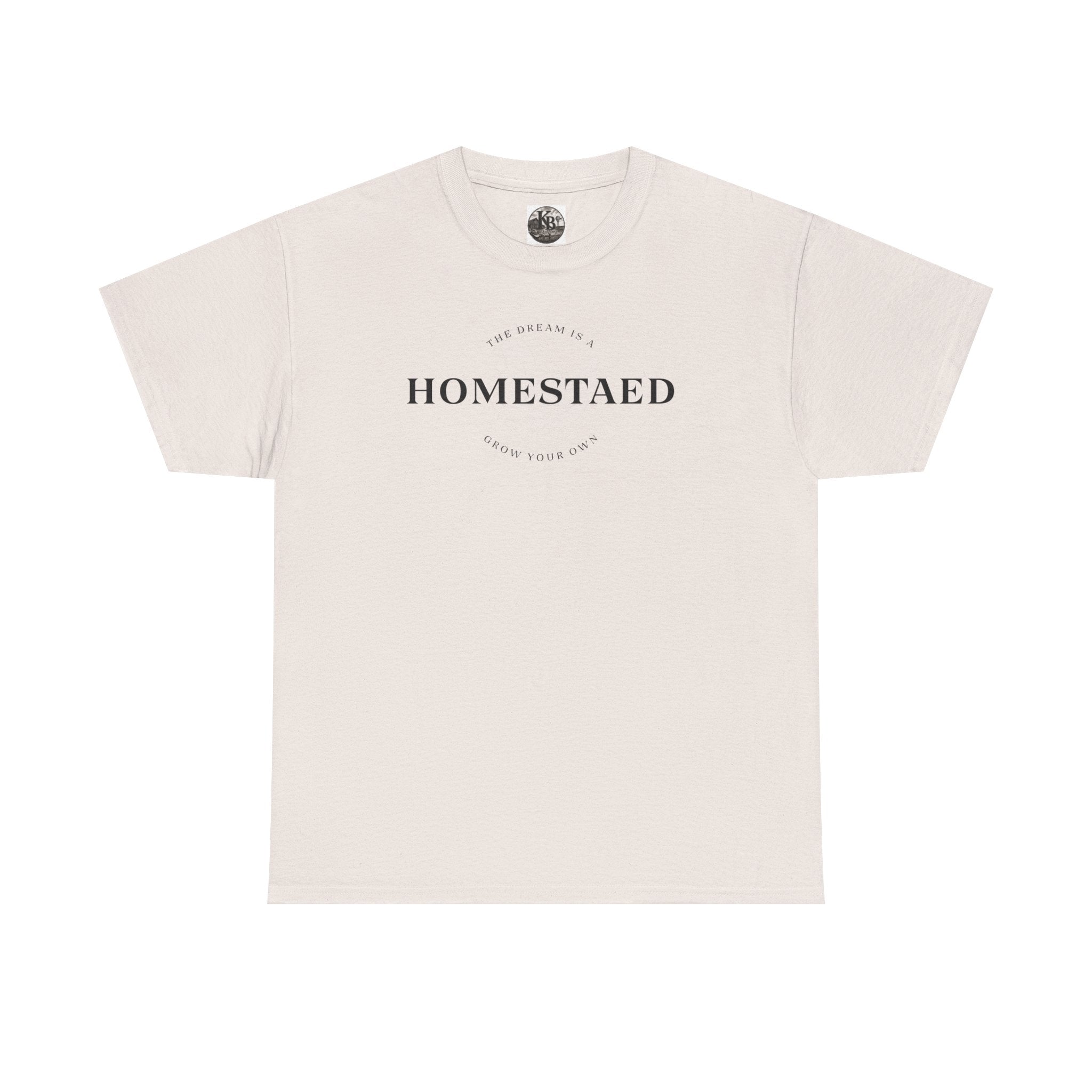 Homestead Logo Tee | Rustic Farmhouse Typography T-Shirt