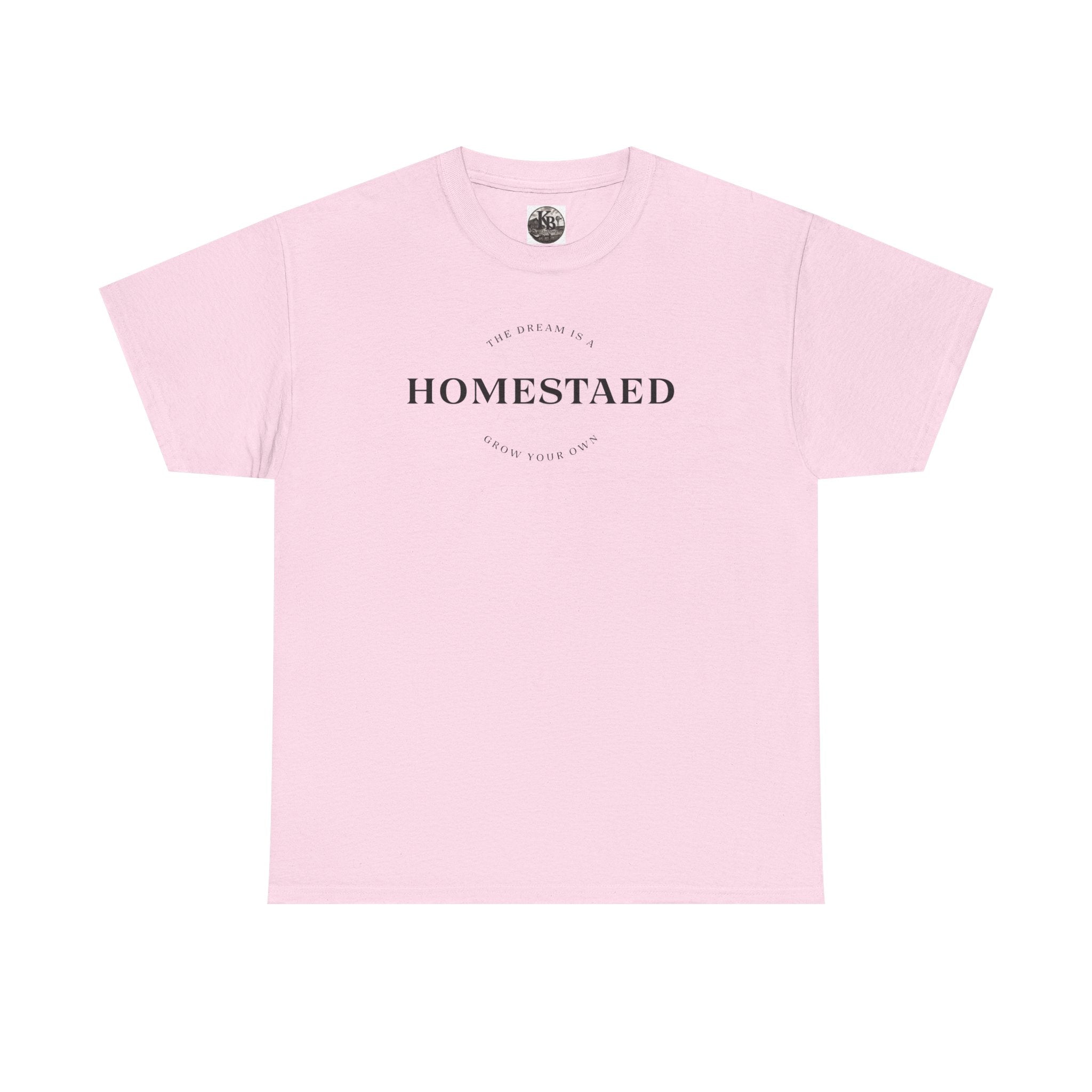 Homestead Logo Tee | Rustic Farmhouse Typography T-Shirt