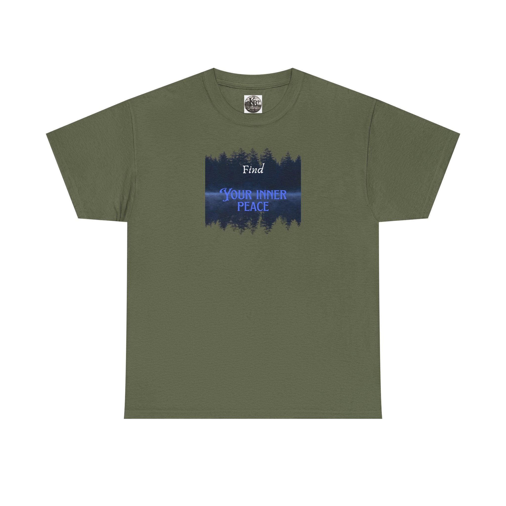 Find Your Inner Peace Tee | Forest Reflection Graphic Shirt