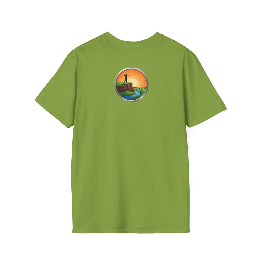 Golf Sunset River View T-Shirt — Scenic Golf Course Shirt