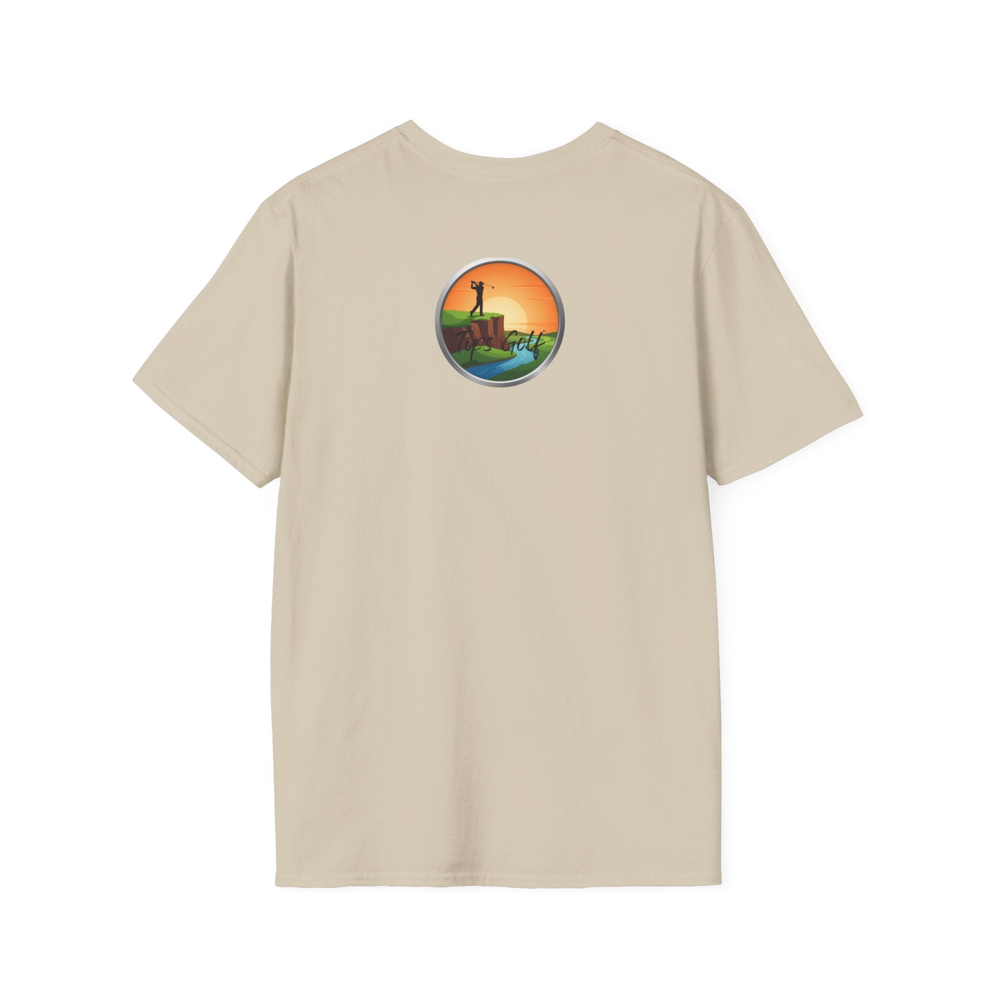 Golf Sunset River View T-Shirt — Scenic Golf Course Shirt