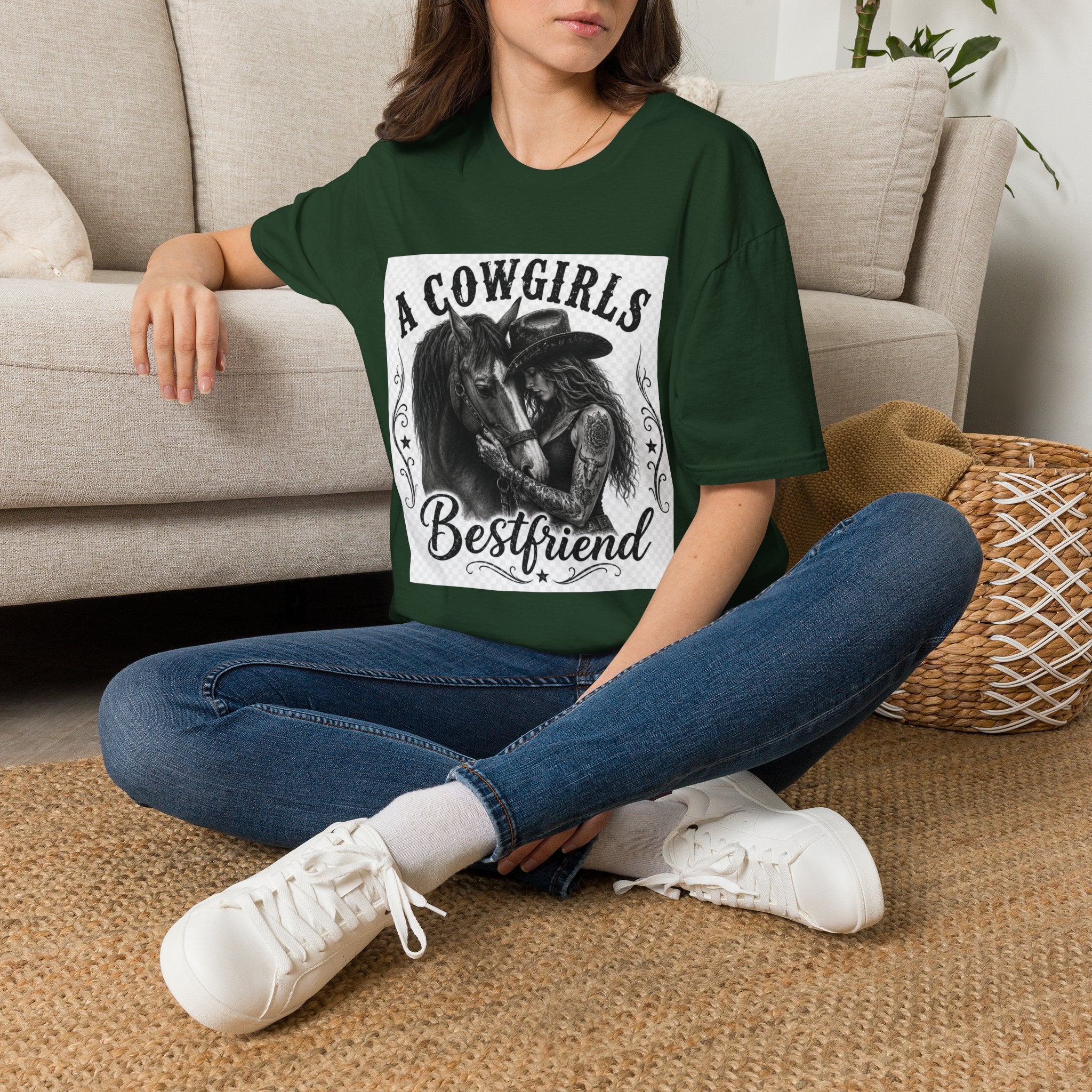 Cute Cowgirls Best Friend Tee