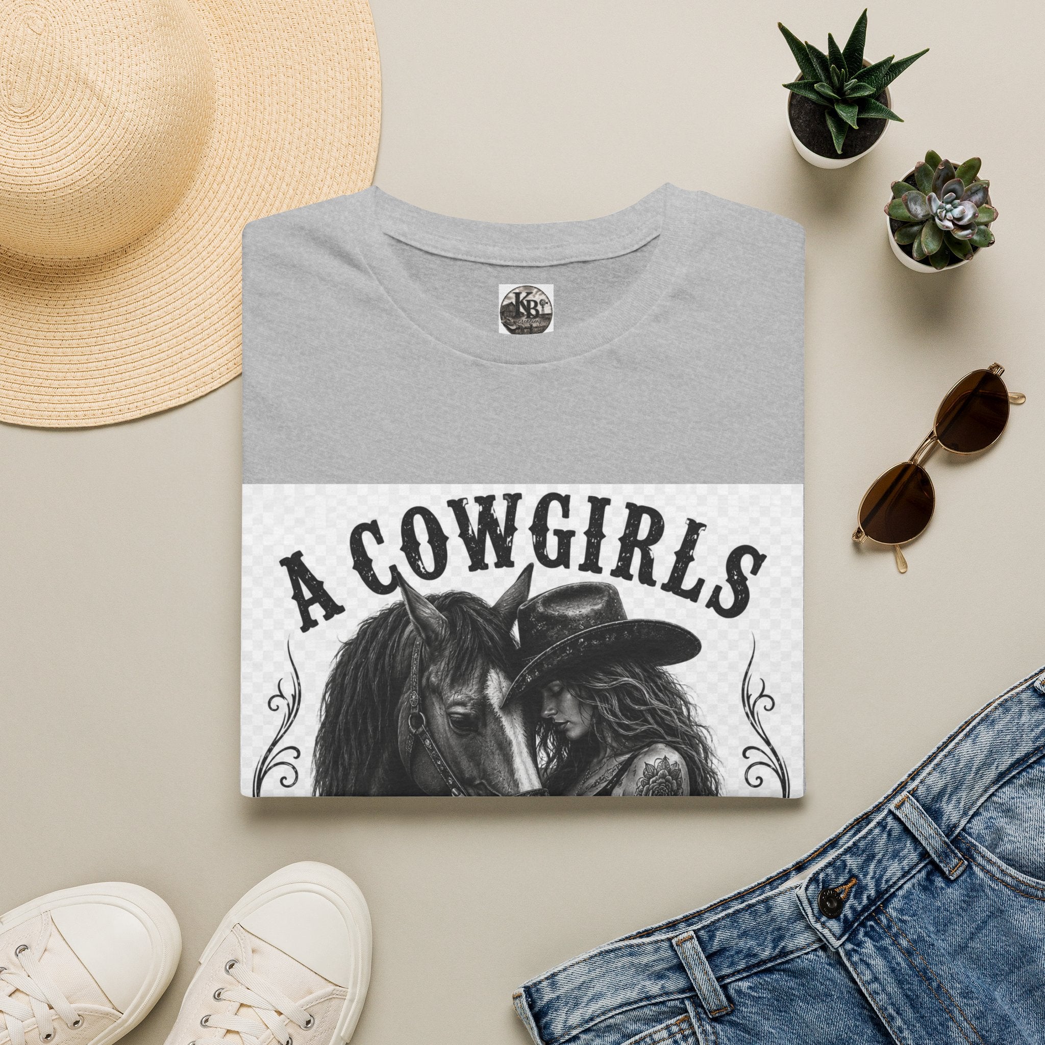 Cute Cowgirls Best Friend Tee