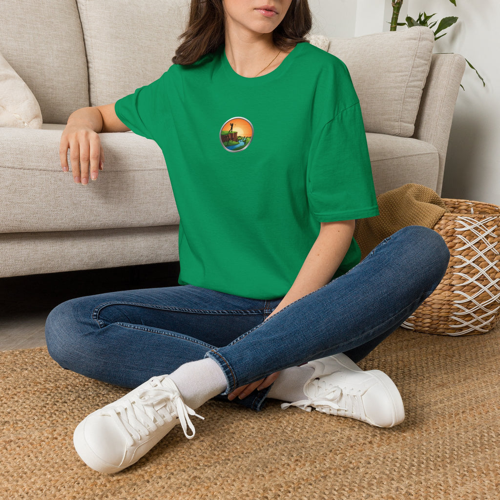 Golf Sunset River View T-Shirt — Scenic Golf Course Shirt