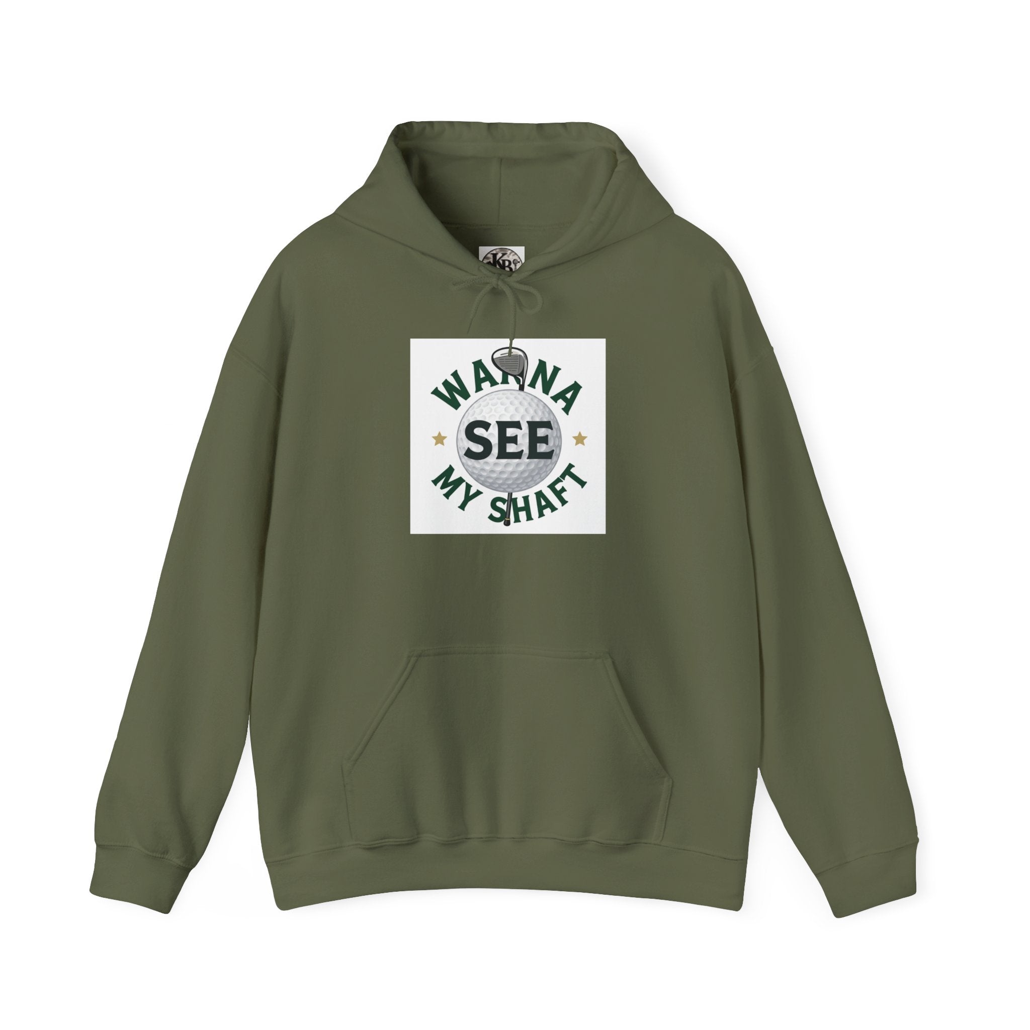 Hoodie — "Wanna See My Shaft" Funny Golfing Graphic Pullover