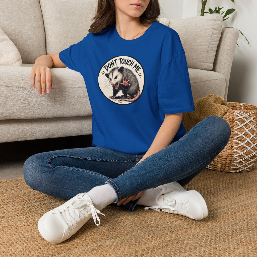 Don’t Touch Me Opossum T-Shirt | Cute Sass, Vintage Circle Design