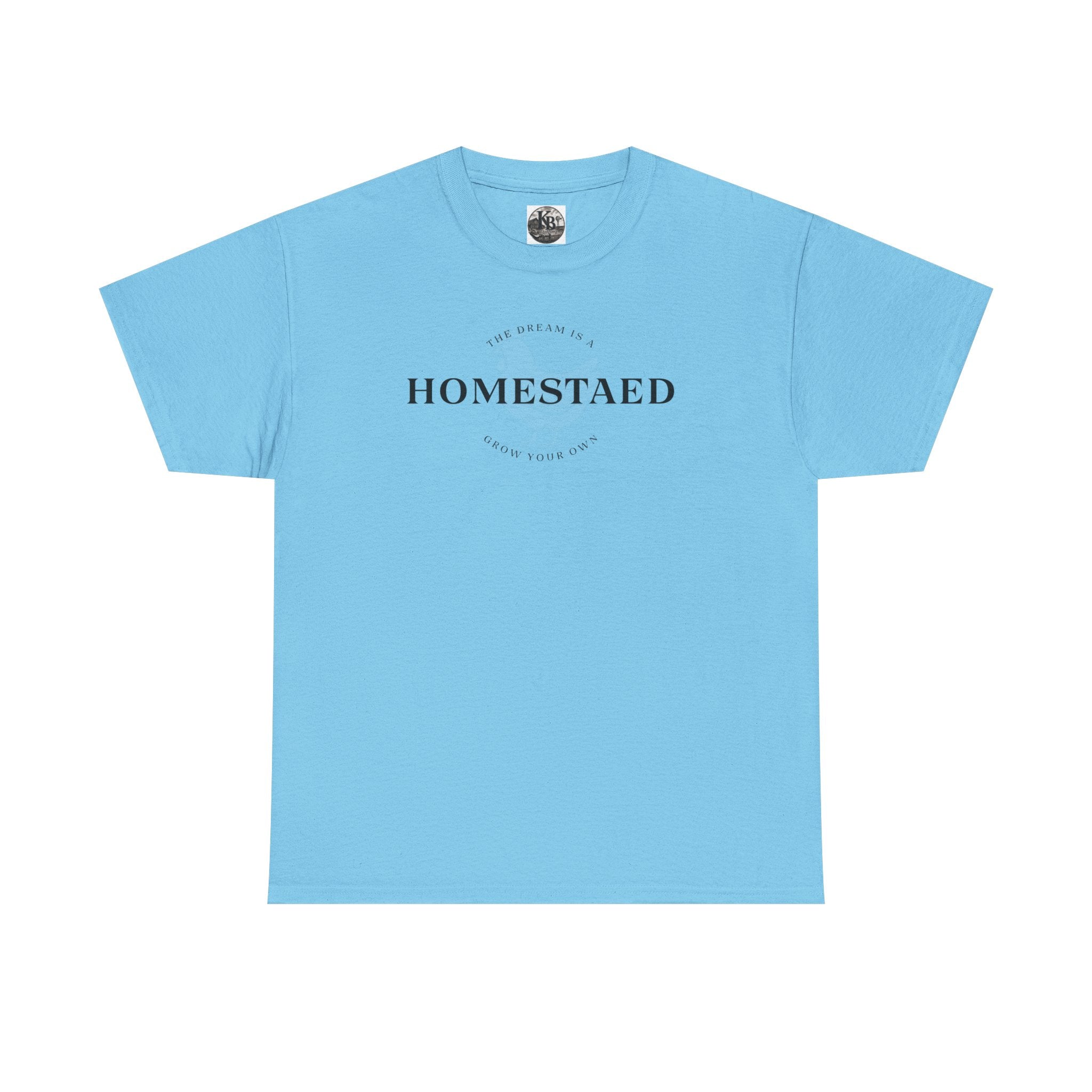 Homestead Logo Tee | Rustic Farmhouse Typography T-Shirt