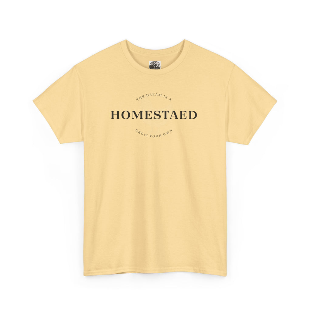 Homestead Logo Tee | Rustic Farmhouse Typography T-Shirt