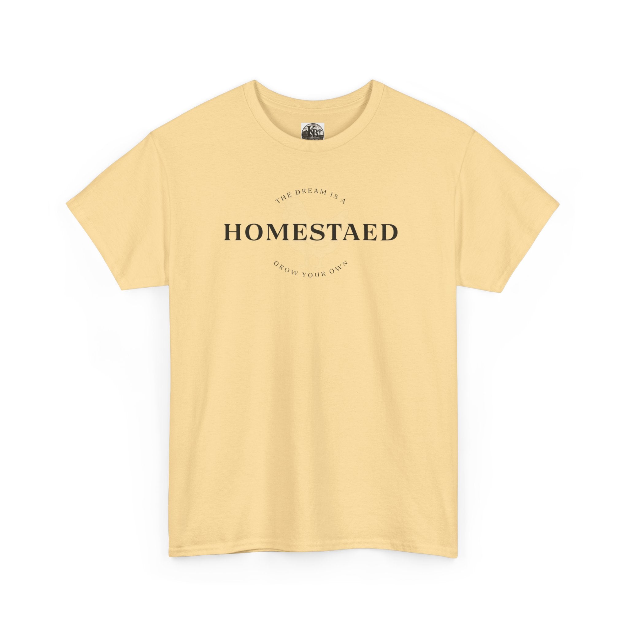 Homestead Logo Tee | Rustic Farmhouse Typography T-Shirt