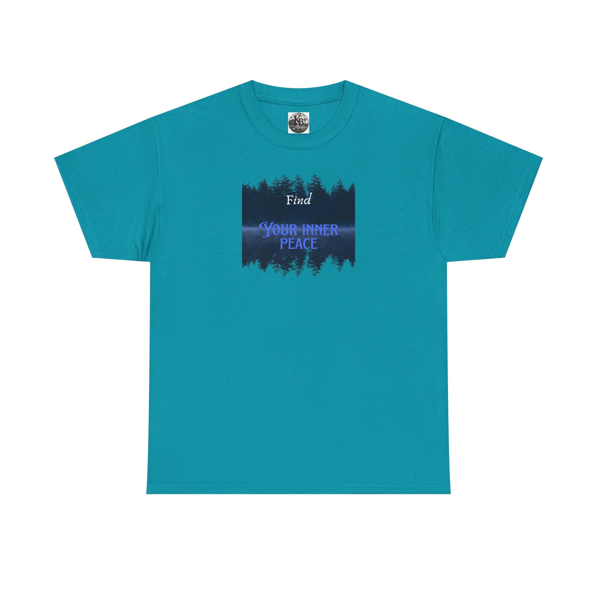 Find Your Inner Peace Tee | Forest Reflection Graphic Shirt