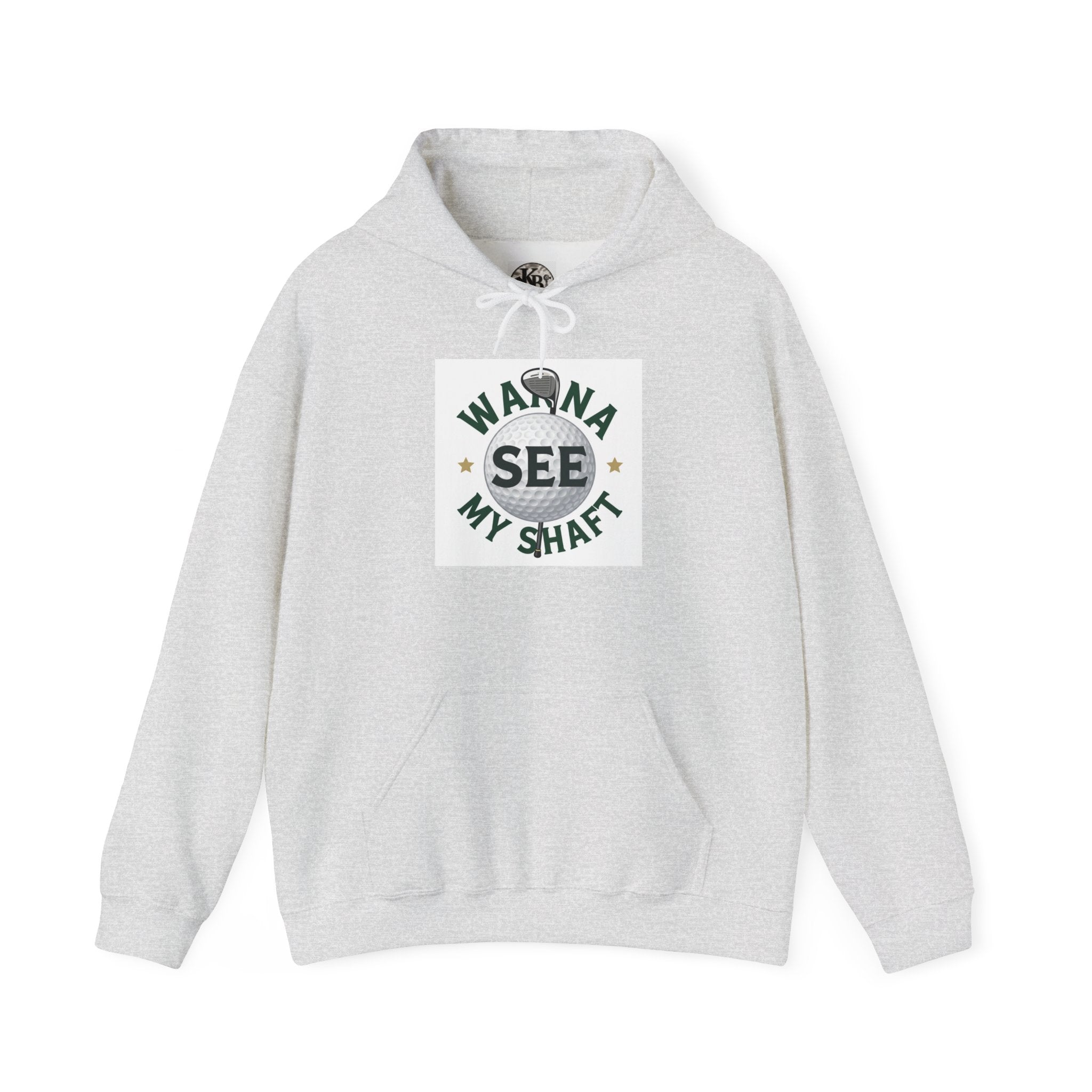 Hoodie — "Wanna See My Shaft" Funny Golfing Graphic Pullover