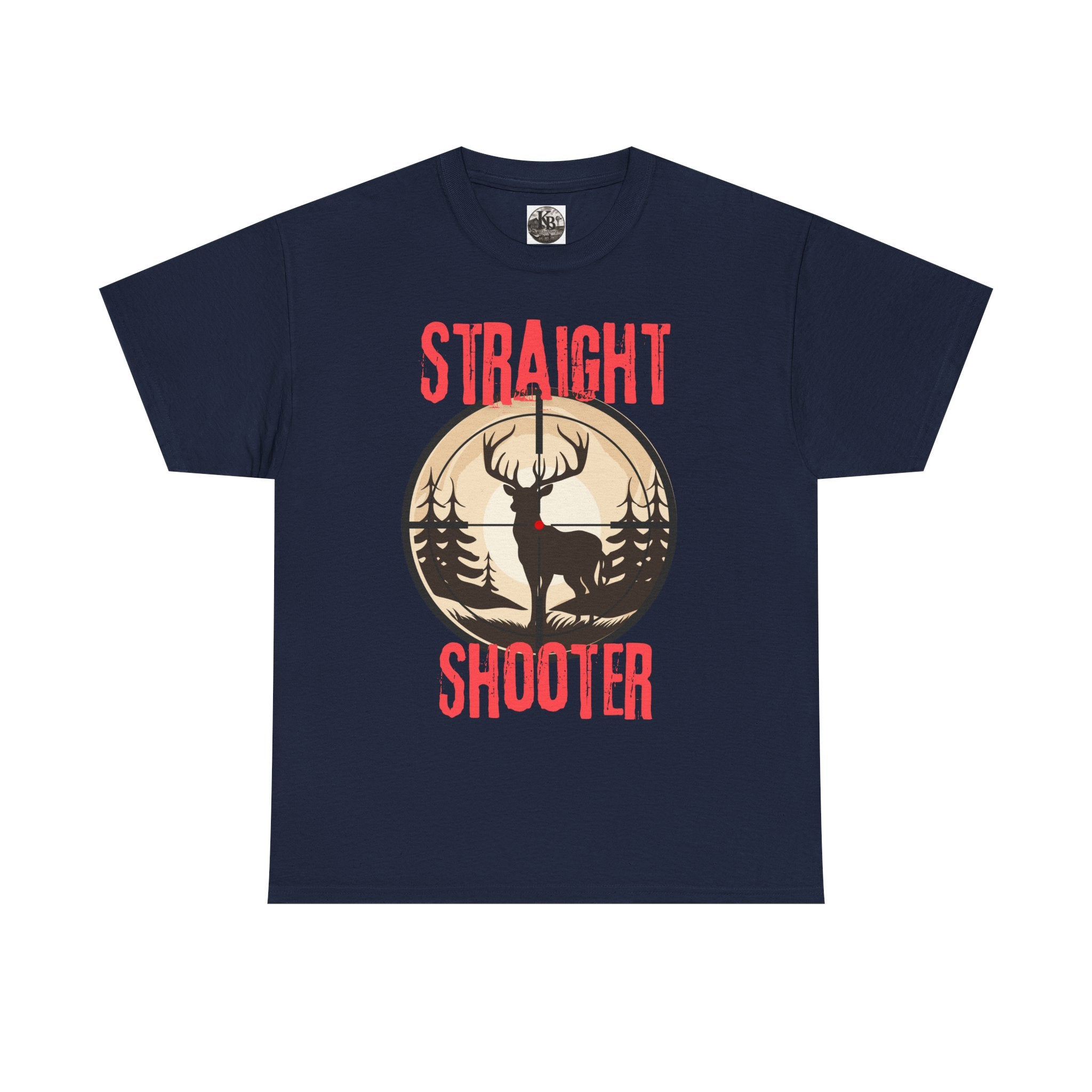 Deer Hunter "Straight Shooter" 100% Cotton T-Shirt - Vintage Outdoors Hunting Tee