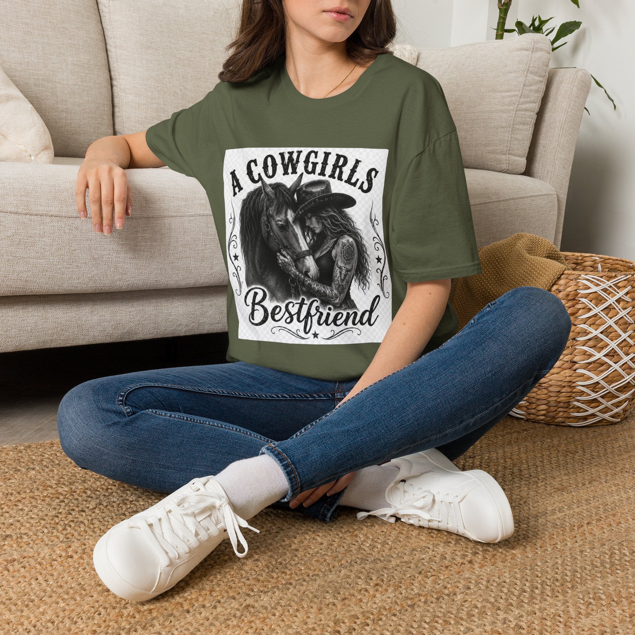 Cute Cowgirls Best Friend Tee