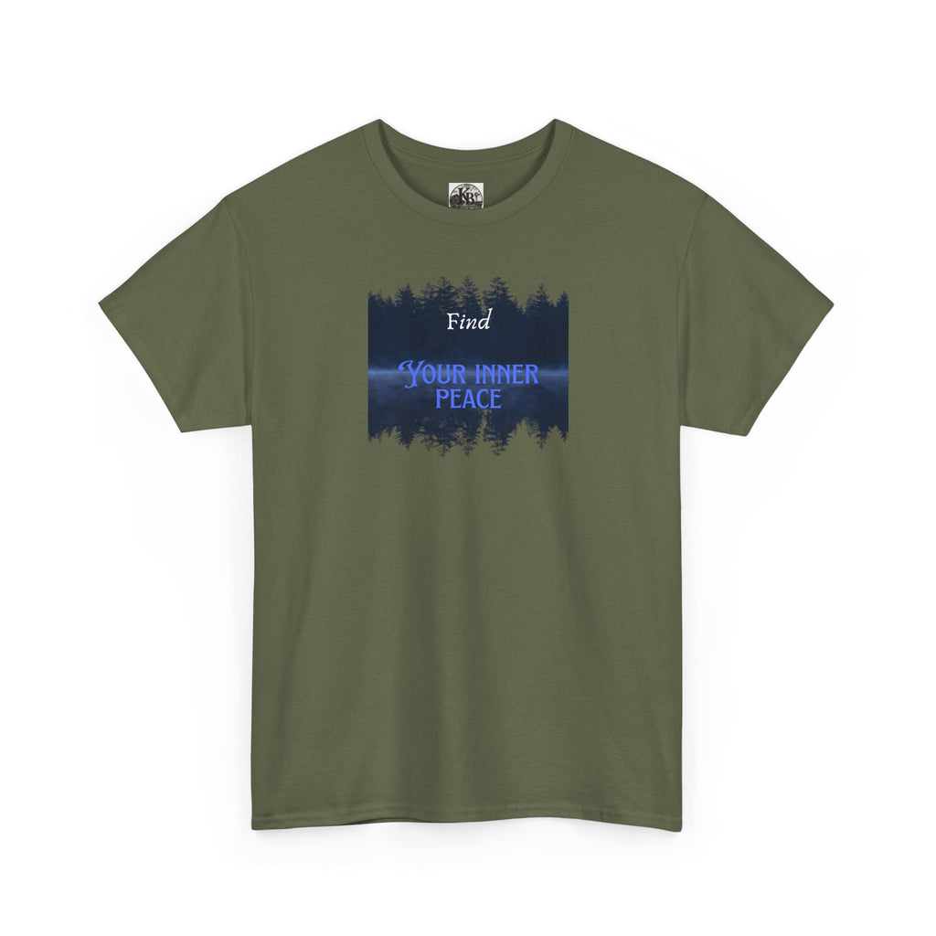 Find Your Inner Peace Tee | Forest Reflection Graphic Shirt